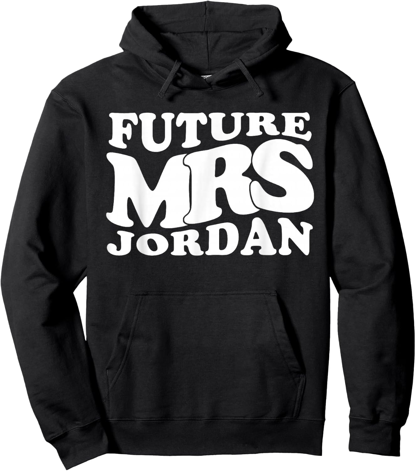Future Mrs. Jordan Bachelorette Party Bridal Shower Gifts Hoodie - Hoodie | Black