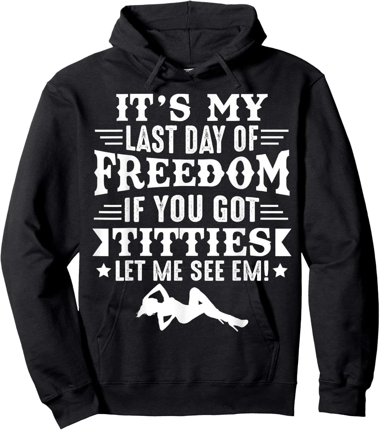 Got Titties Bachelor Party Stag Groom Gag Funny Hoodie - Hoodie | Black