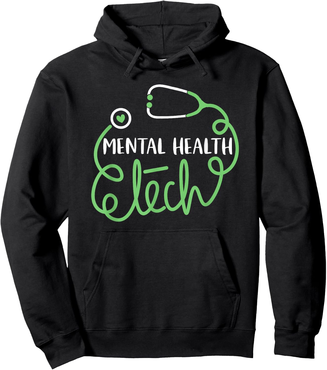 Psychiatric Technologist Psych Technician Mental Health Tech Hoodie - Hoodie | Black