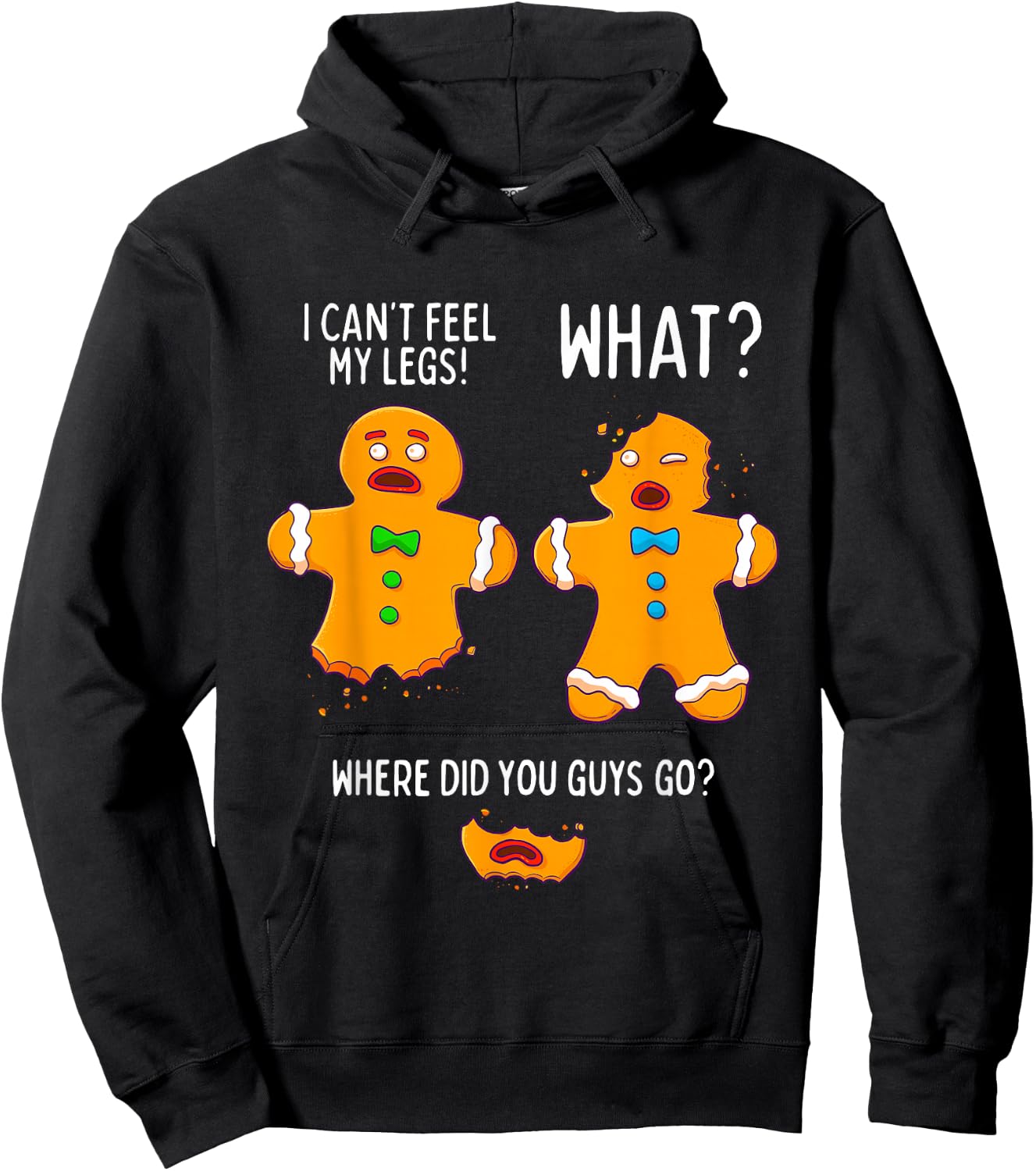 Funny Gingerbread Men Christmas Xmas Cookie Man Baking Gift Hoodie - Hoodie | Black