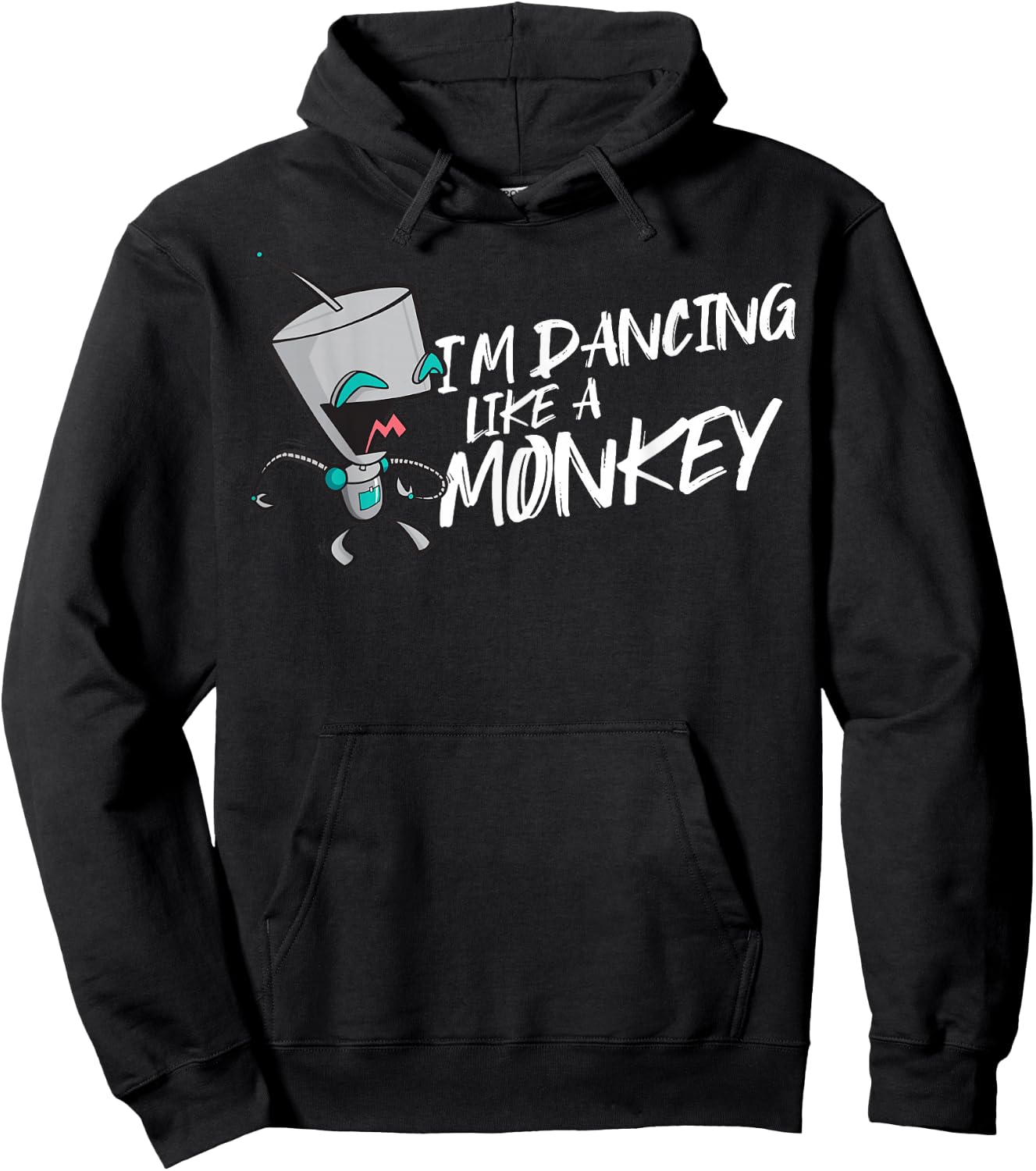 Invader Zim Gir I'm Dancing Like A Monkey Hoodie - Hoodie | Black