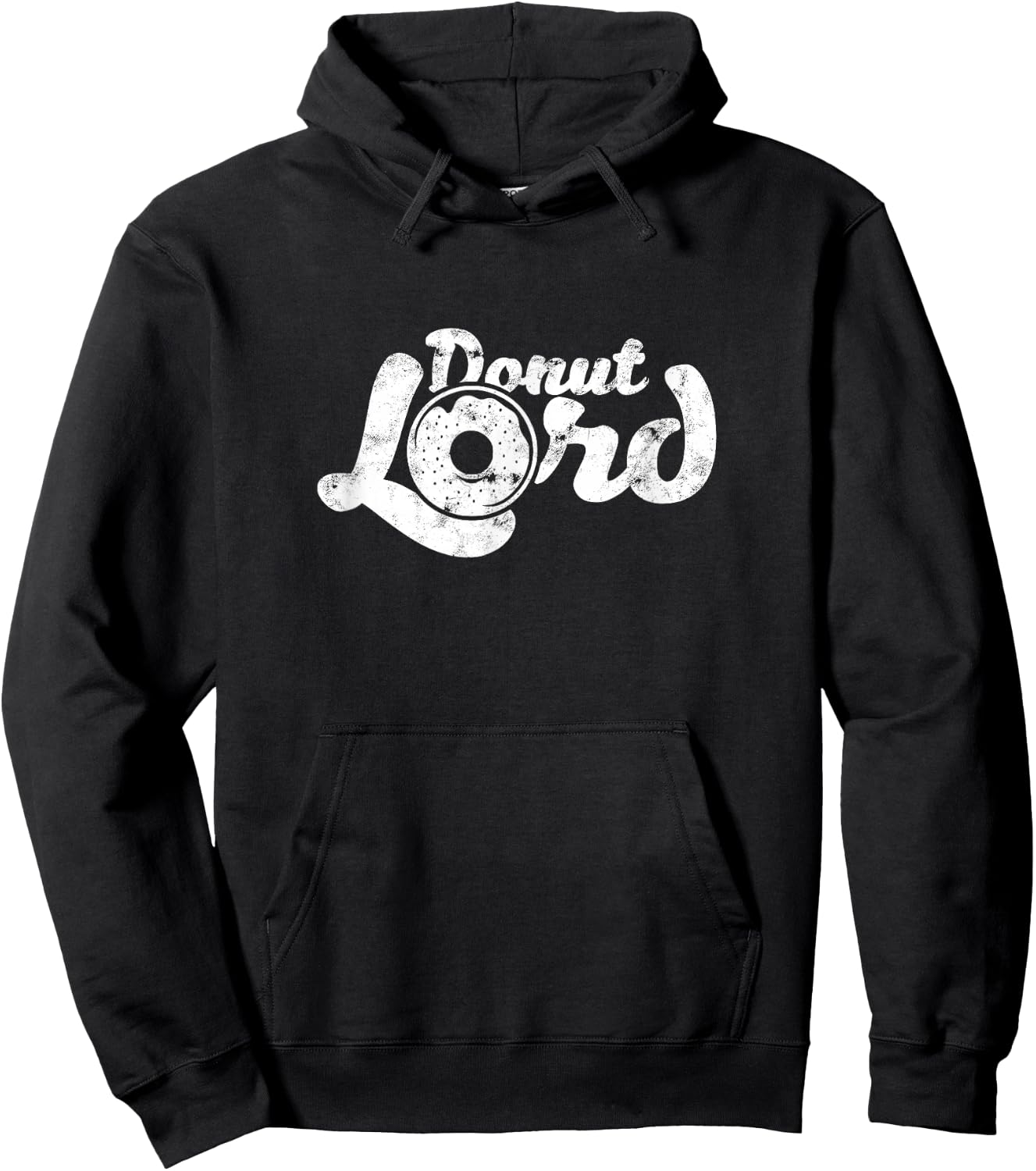 Donut Lord Pretzel Lady - Colorful Baker Donut Lovers Hoodie - Hoodie | Black