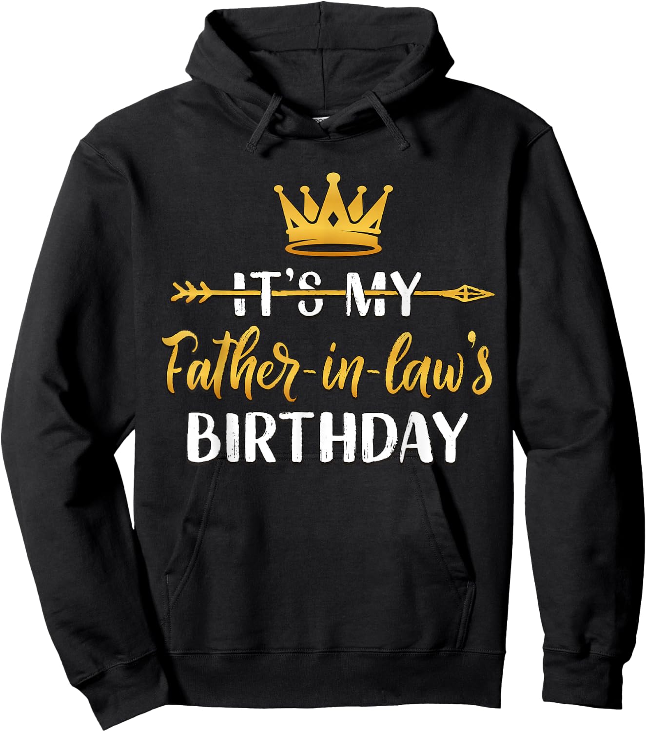 It's My Father-In-Law's Birthday Party Idea Hoodie - Hoodie | Black