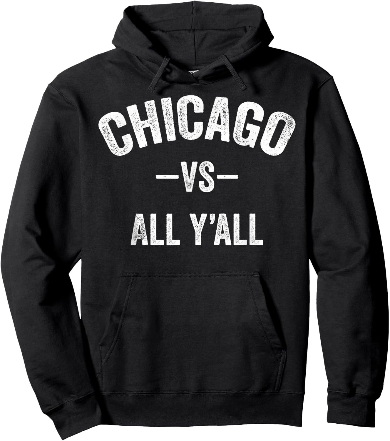 All Sport Trends Men Women Kids - Chicago vs All Y'all Hoodie - Hoodie | Black
