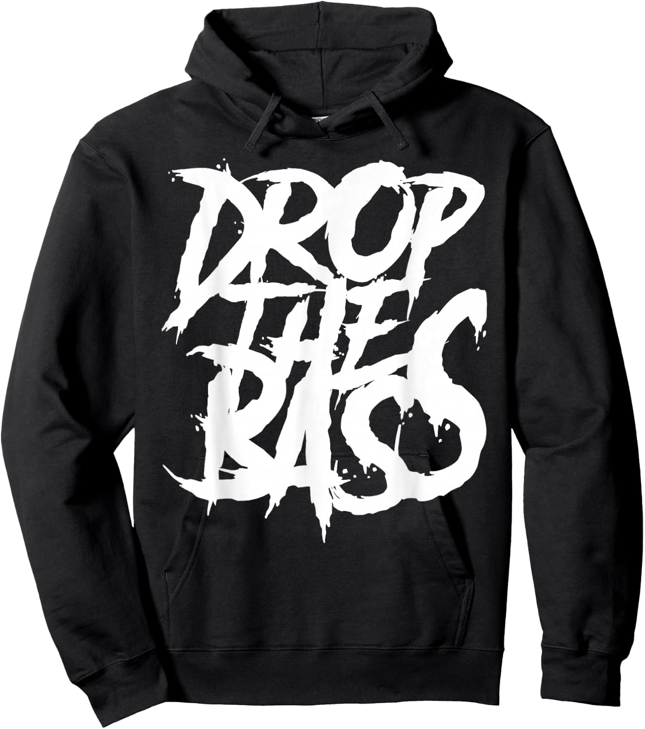 Dubstep Drop The Bass Shirt, Riddim Rave EDM Junglist Dj Dnb Hoodie - Hoodie | Black