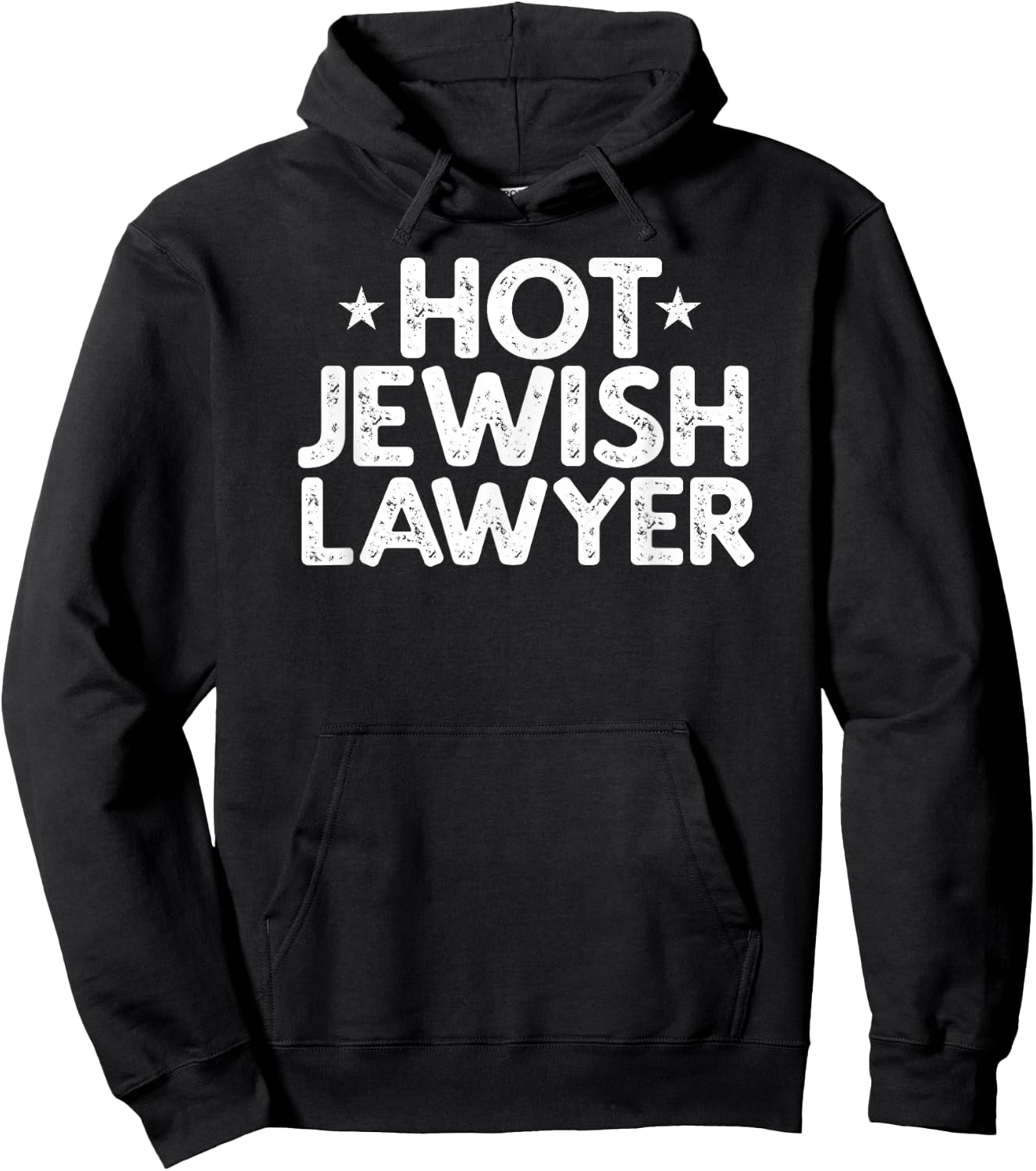 Hot Jewish Lawyer Vintage Gift Hoodie - Hoodie | Black