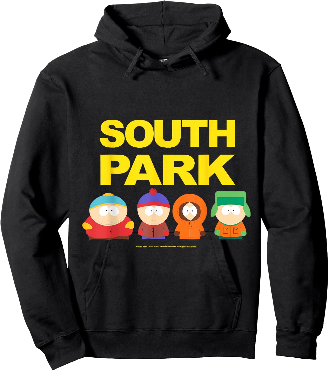 South Park Gang Below Logo Hoodie - Hoodie | Black