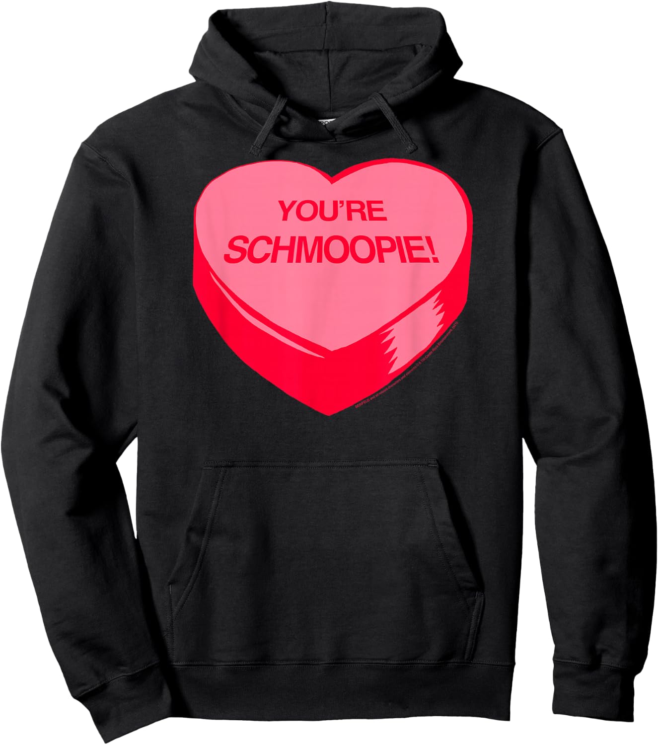 Seinfeld You're Schmoopie! Valentine's Day Heart 90's Show Hoodie - Hoodie | Black