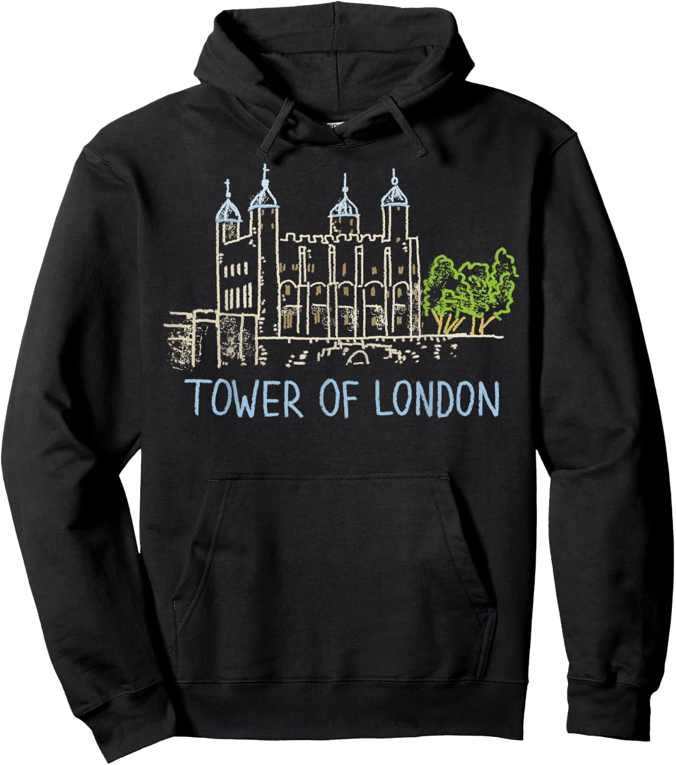 Tower of London Hoodie - Hoodie | Black