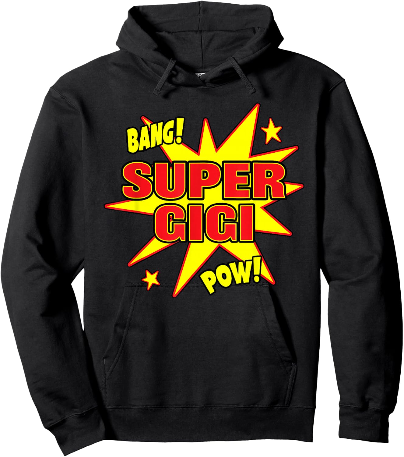 Super Gigi Super Hero Power Grandmother Hoodie - Hoodie | Black
