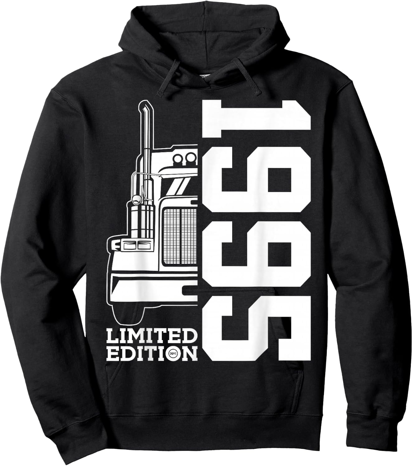 31 Years Trucker 1995 Trucker Driver 31st Birthday Hoodie - Hoodie | Black