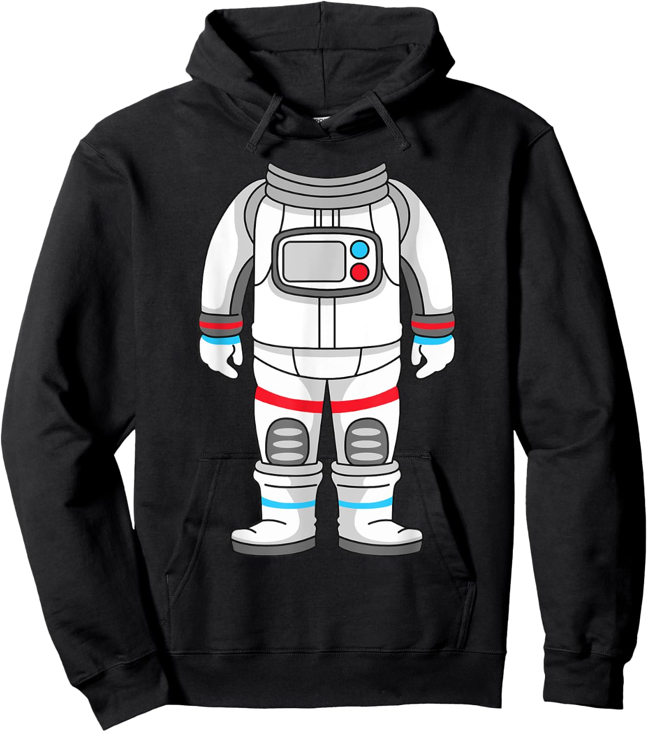 Astronaut Costume Space Suit Funny Halloween Spaceman Hoodie - Hoodie | Black