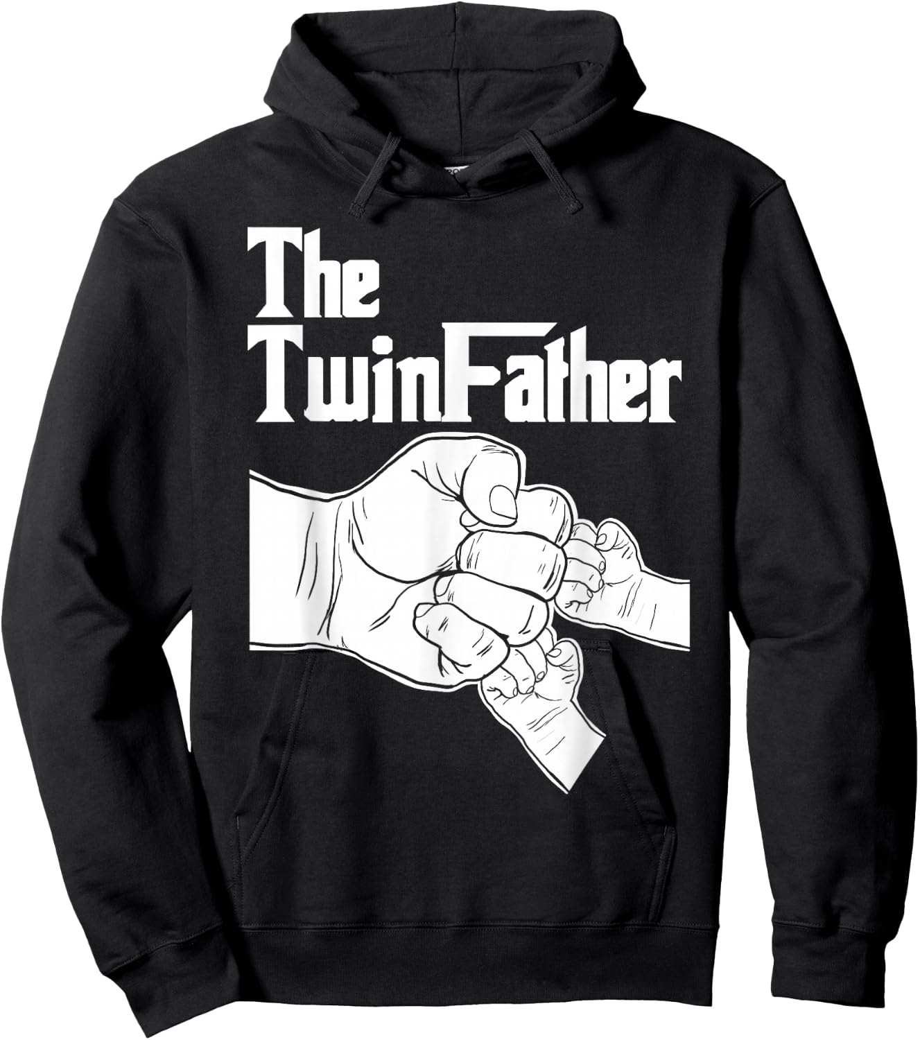 Miftees Twin The Twinfather of Twins Fist Bump Hoodie - Hoodie | Black