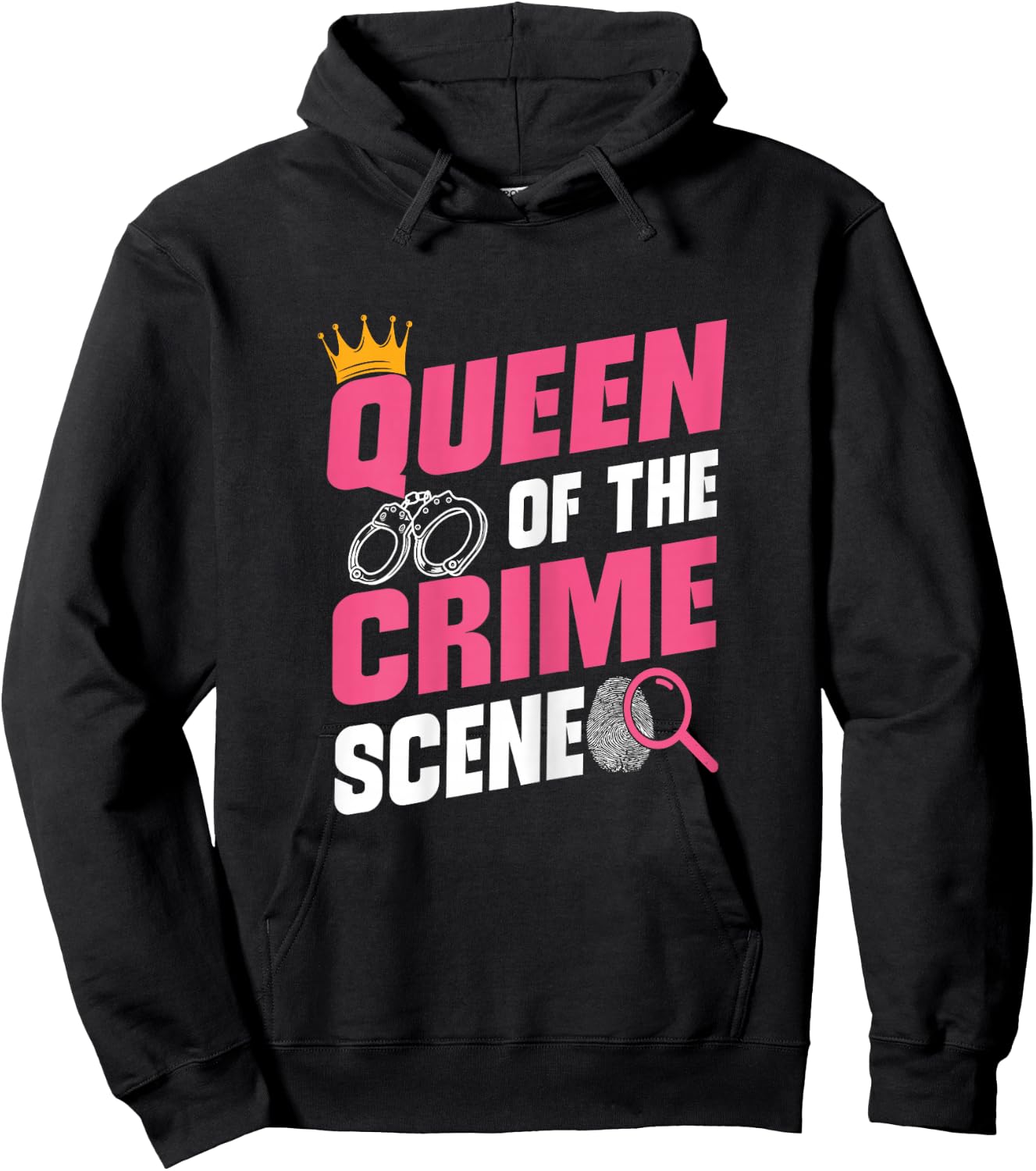 Queen Of Crime Scene Forensic Science Evidence Technician Hoodie - Hoodie | Black