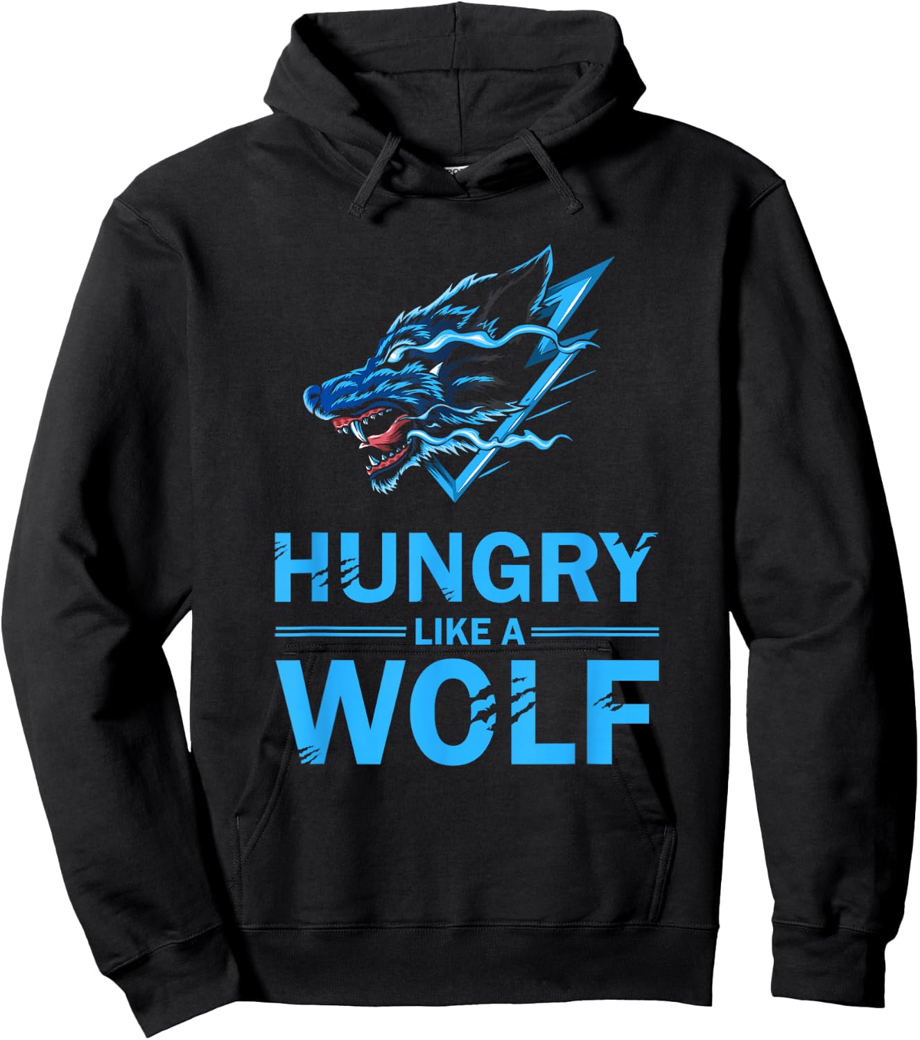 Wolf Predator - Wilderness Wolves Wolf Hoodie - Hoodie | Black