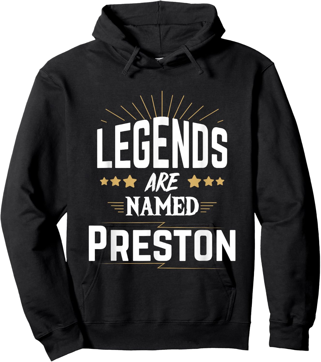 Legends Are Named Preston Hoodie - Hoodie | Black