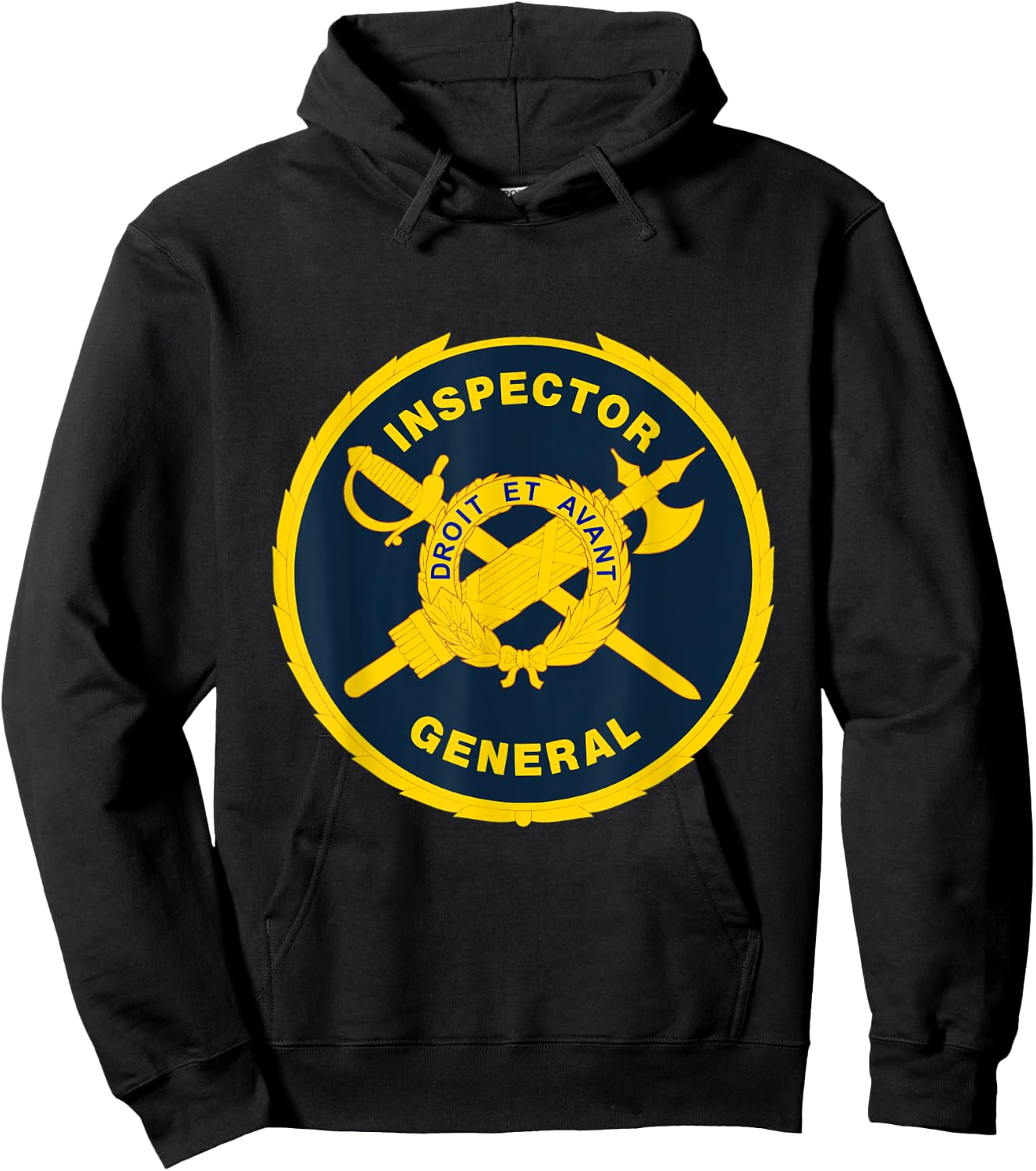 Inspector General Identification Badge (IGIB) US Army IG Hoodie - Hoodie | Black