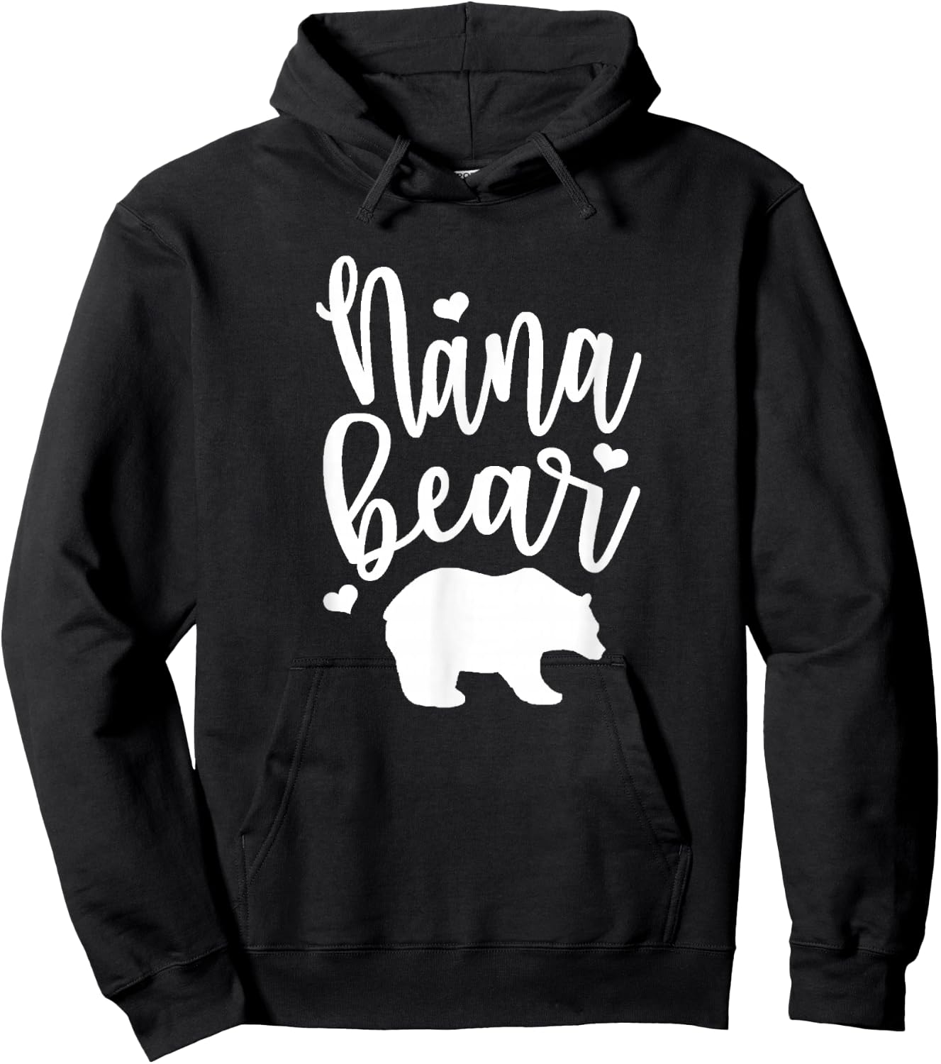 Nana Bear - Great Gift Grandma, Grandma, Mimis and More Hoodie - Hoodie | Black
