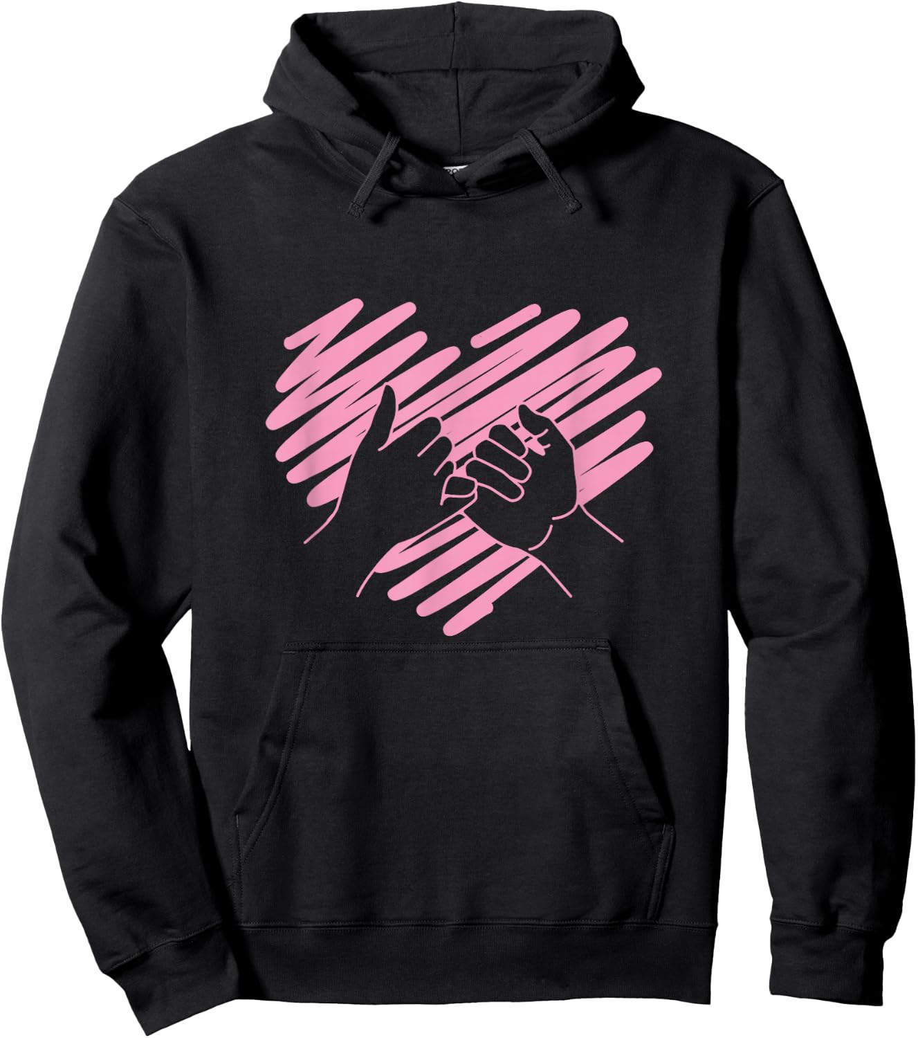 Best Friend Pinky Promise - Aesthetic Gift Hoodie - Hoodie | Black