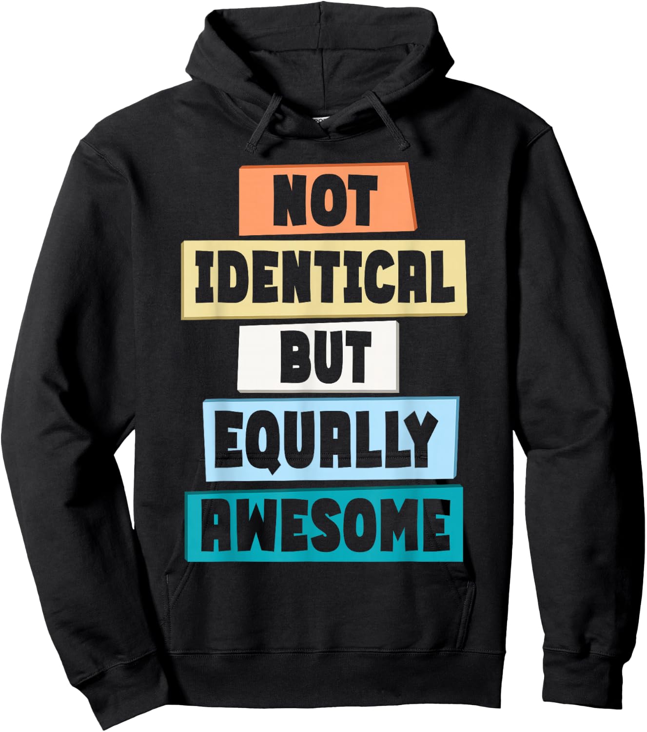 Matching Twin Sibling Twinning Twins Matching Fraternal Hoodie - Hoodie | Black