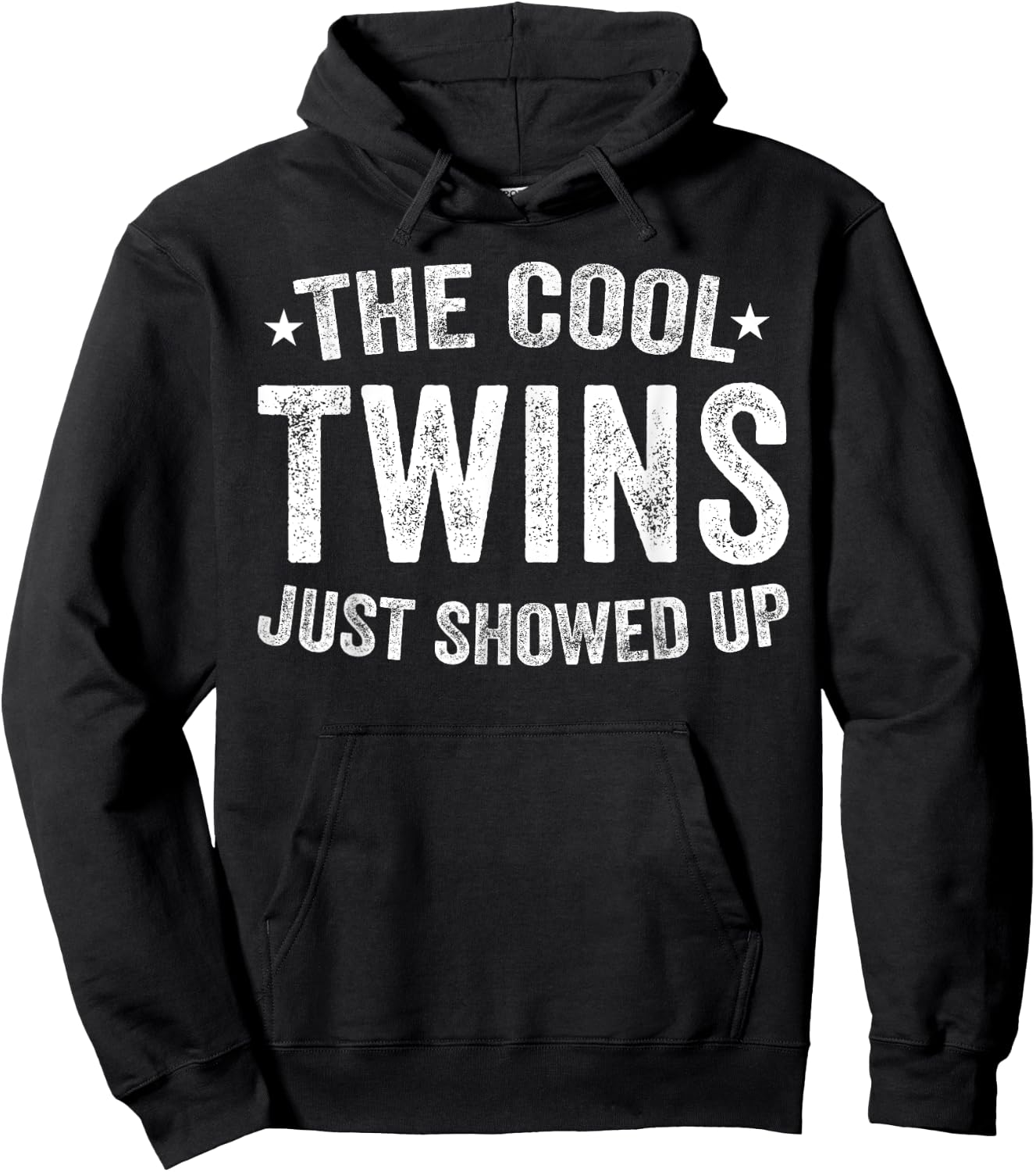 Cool Twins Just Showed Up Spirit Week Matching Twin Day Hoodie - Hoodie | Black