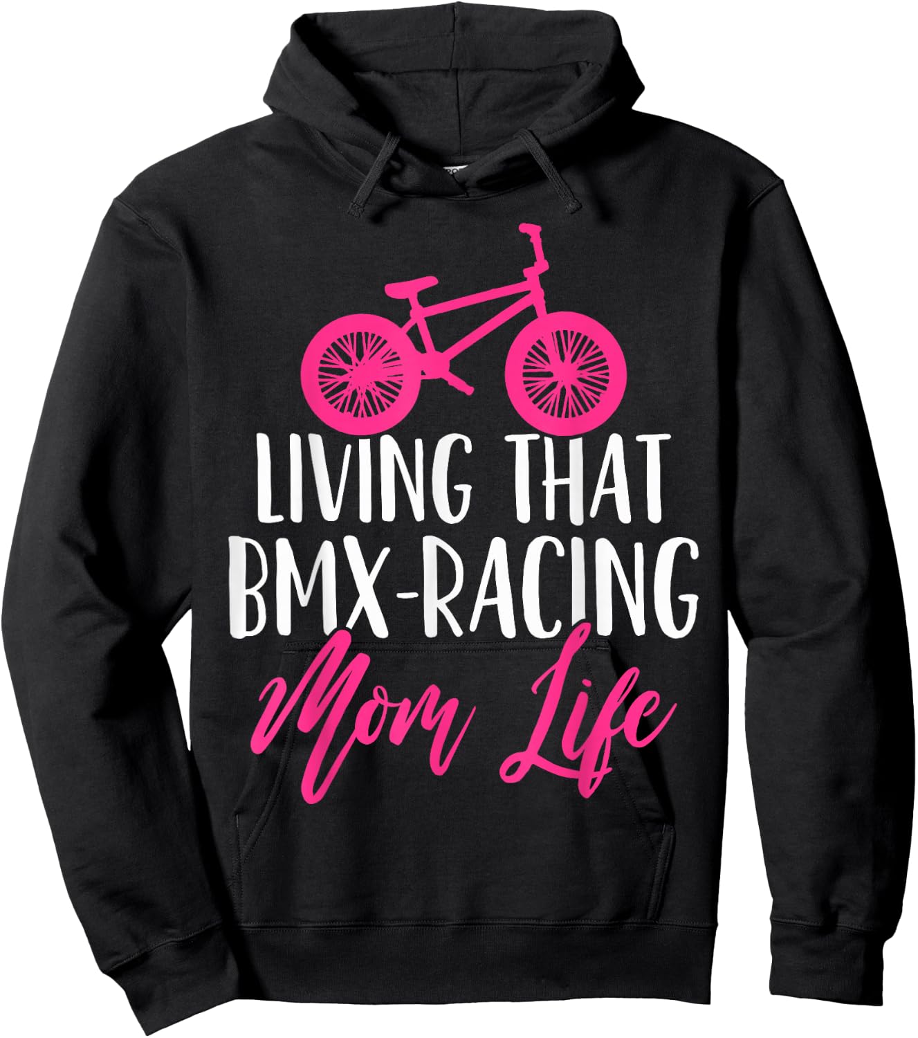 BMX Mom BMX Racing Mother's Day Hoodie - Hoodie | Black