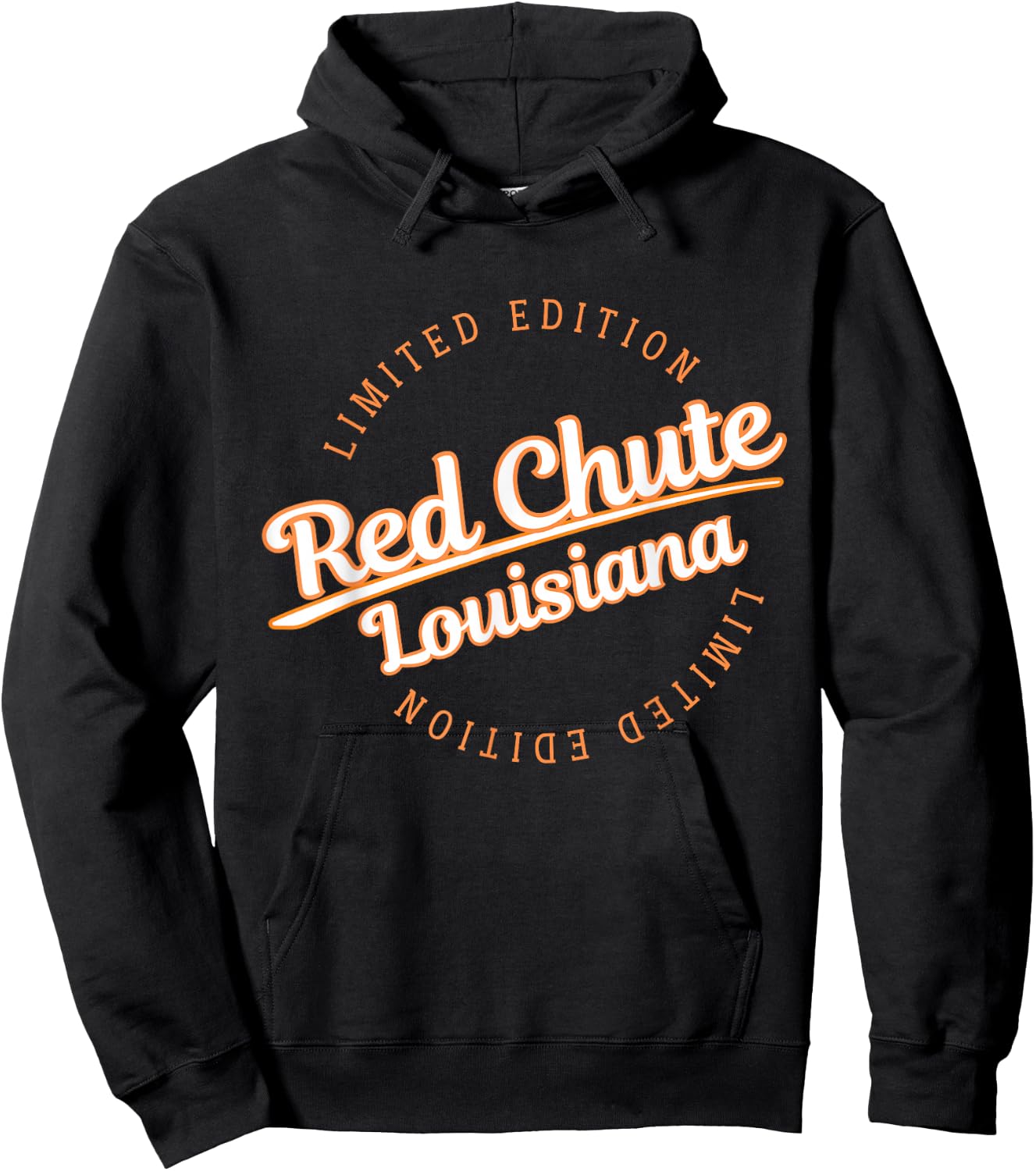Retro Athletic Red Chute LA Apparel Hoodie - Hoodie | Black