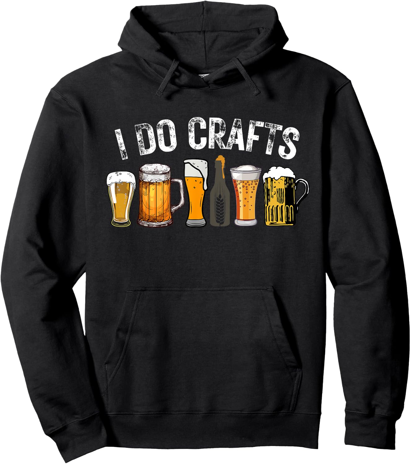I Do Crafts Beer Hoodie - Hoodie | Black