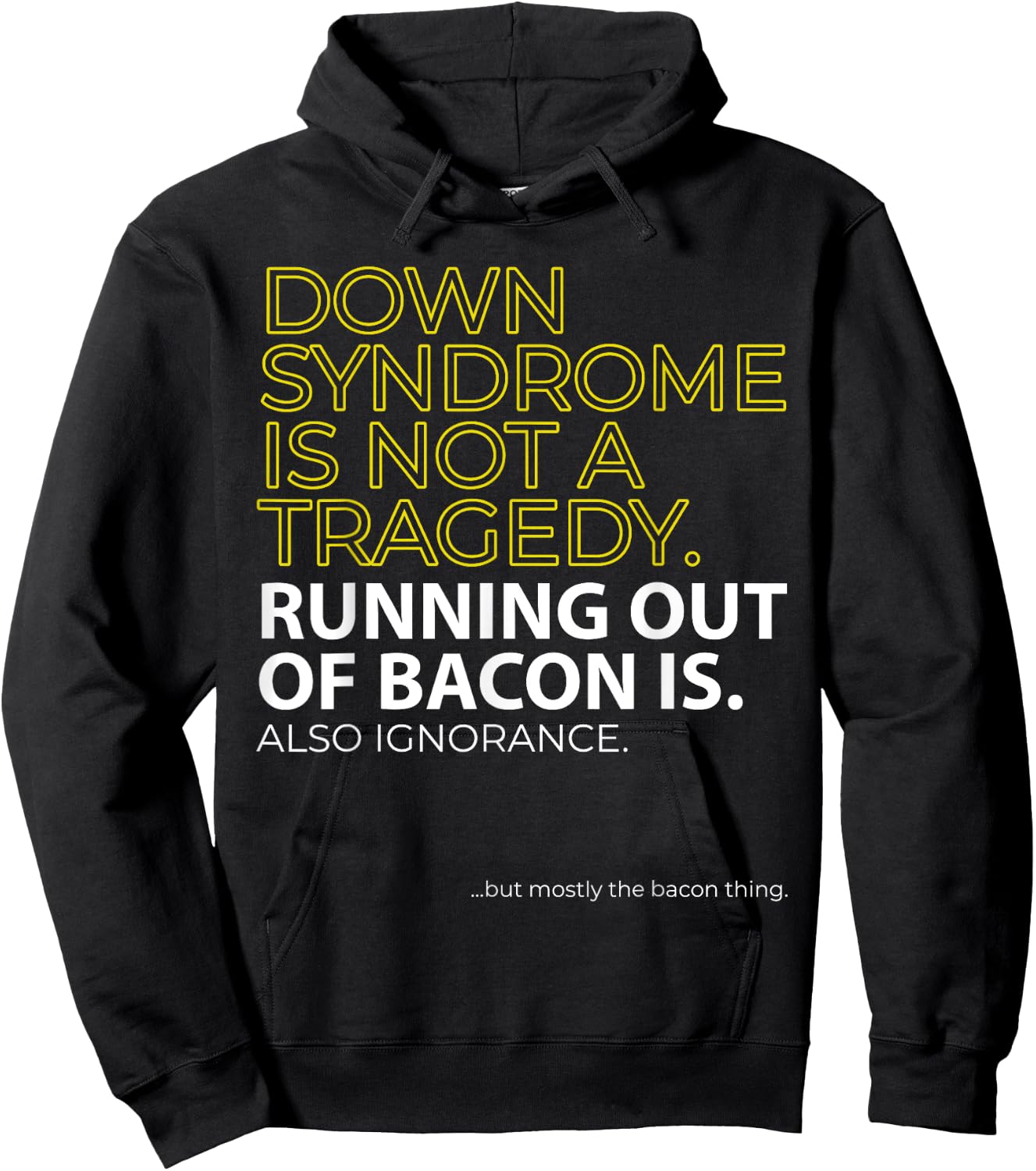 World Down Syndrome Day Love Doesn't Count Chromosomes Hoodie - Hoodie | Black