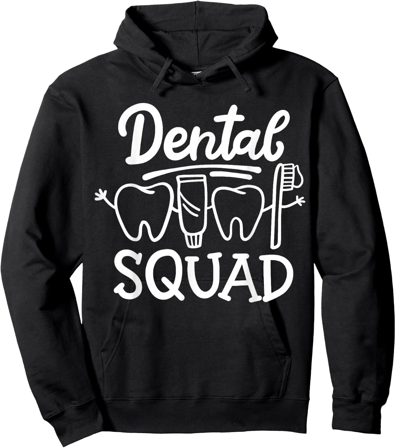 Dental Squad Dental Assistant Dental Hygienist Dentist Hoodie - Hoodie | Black