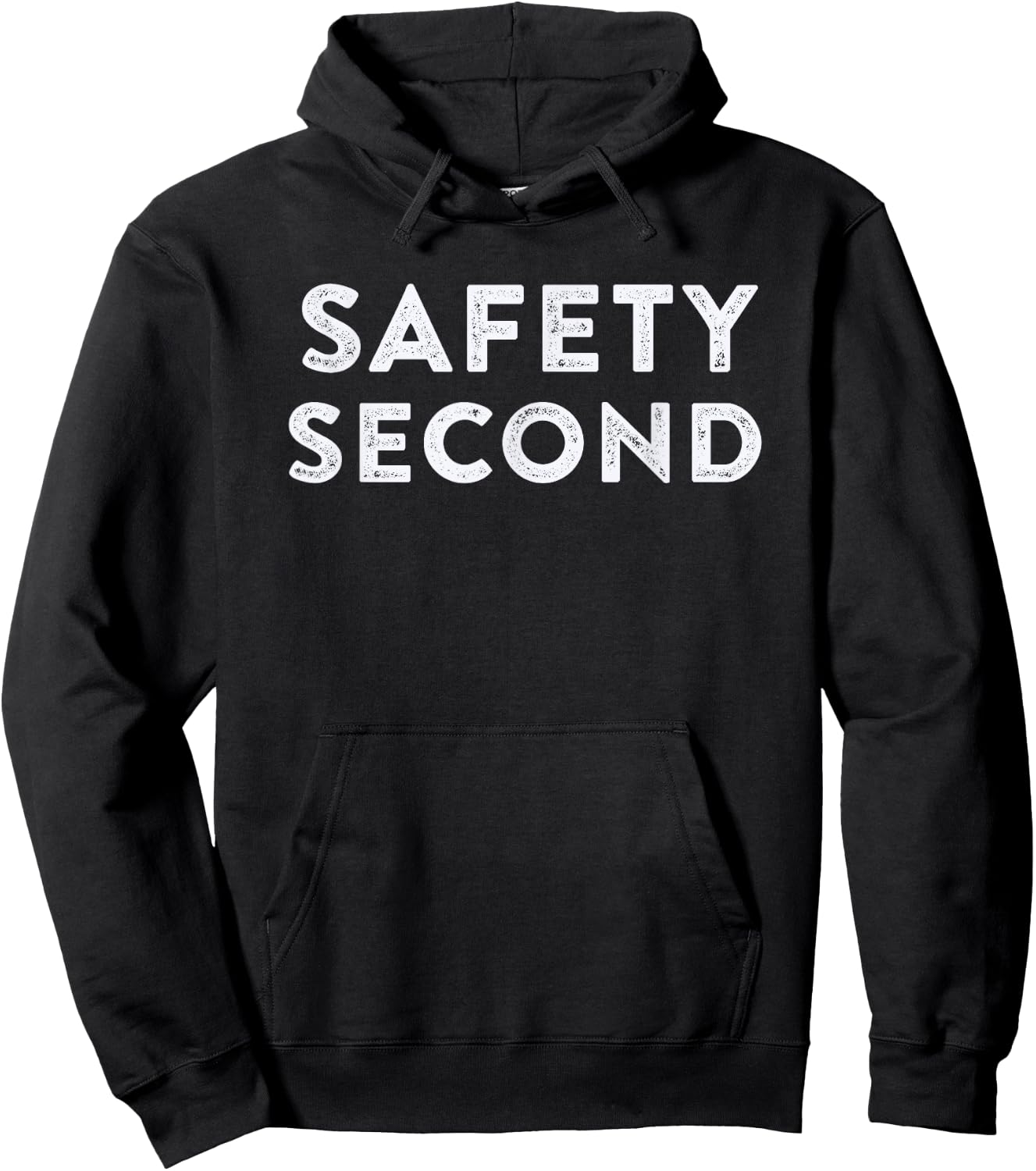 Safety Second Motorcycle Shirt - Riders Gift Stunt Biker Hoodie - Hoodie | Black