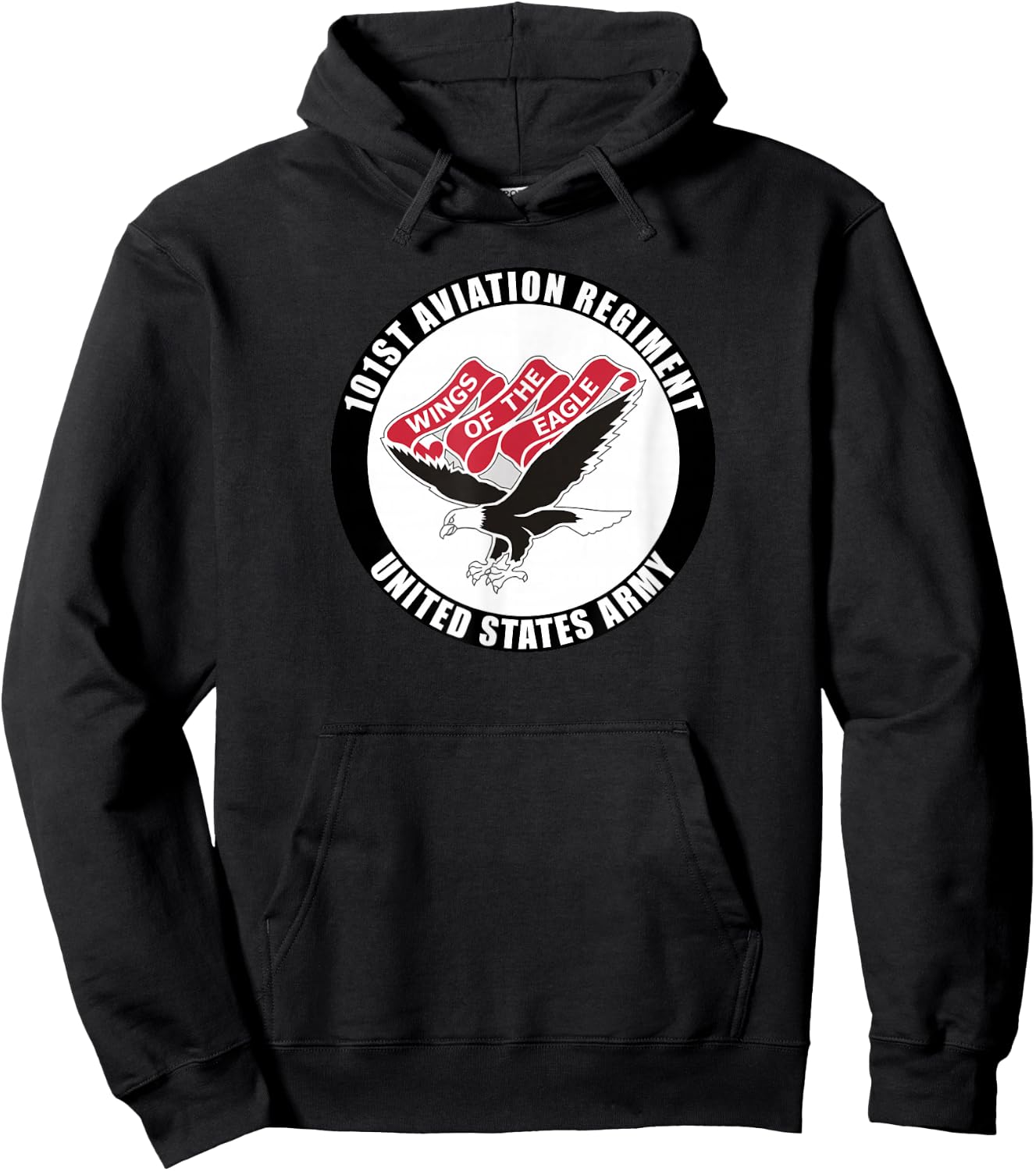 101st Aviation Regiment United States Army Veteran Military Hoodie - Hoodie | Black