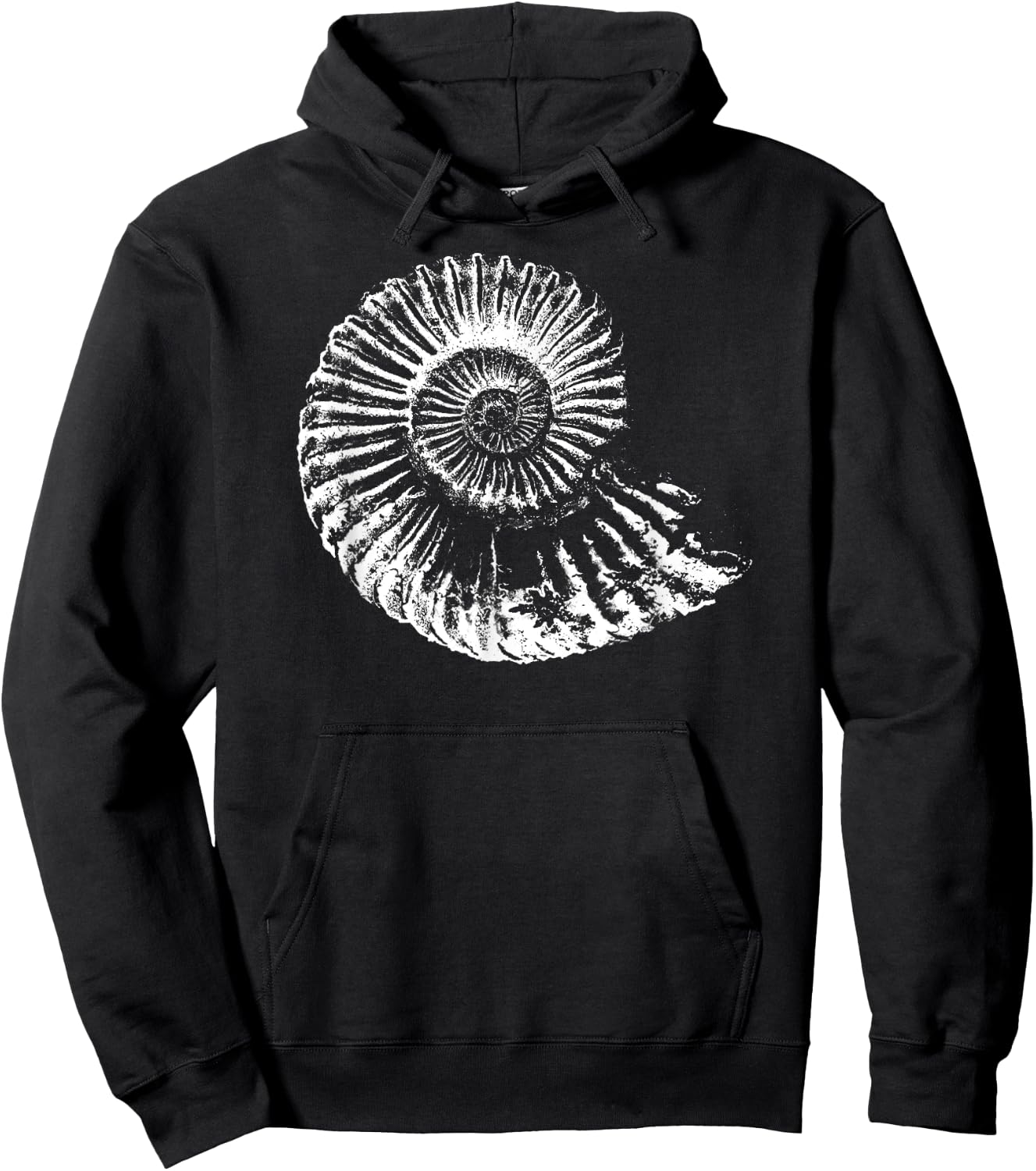Digger Gifts 4 U - Paleontology Palentologists Ammonite Fossil - -Adults, Kids - Black - Small - Short Sleeve - - Classic Fit - Charmouth Ammonite Fossil Design Hoodie - Hoodie | Black