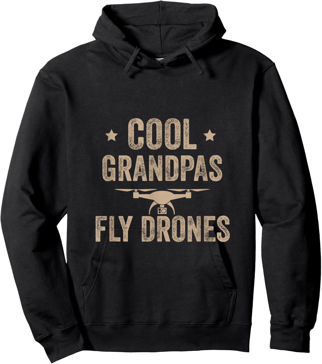 Cool Grandpas Fly Drones Drone Gift Pilot Flying Hoodie - Hoodie | Black
