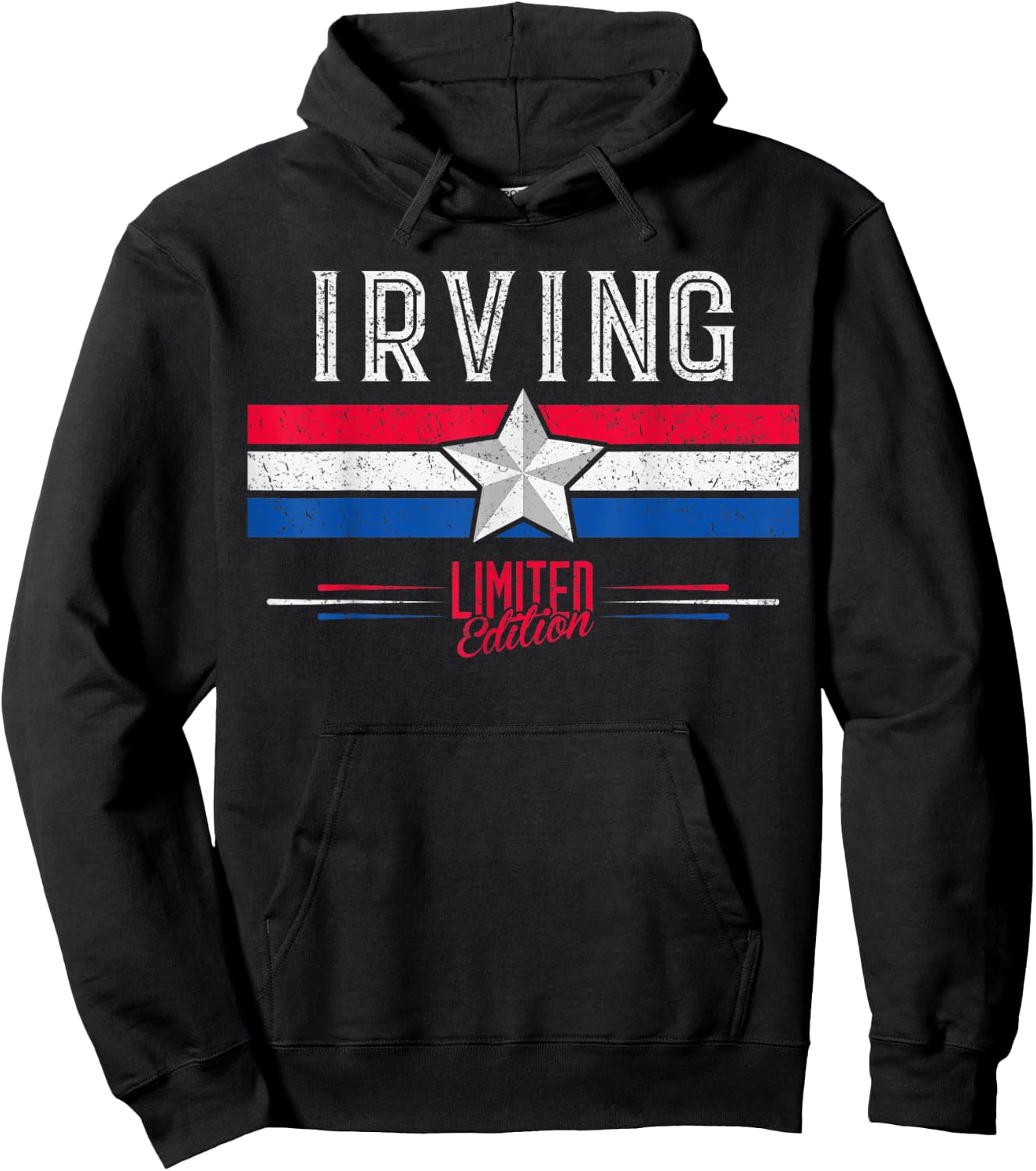 Irving Retro Vintage Shirt Gift Women Men Kids Hoodie - Hoodie | Black