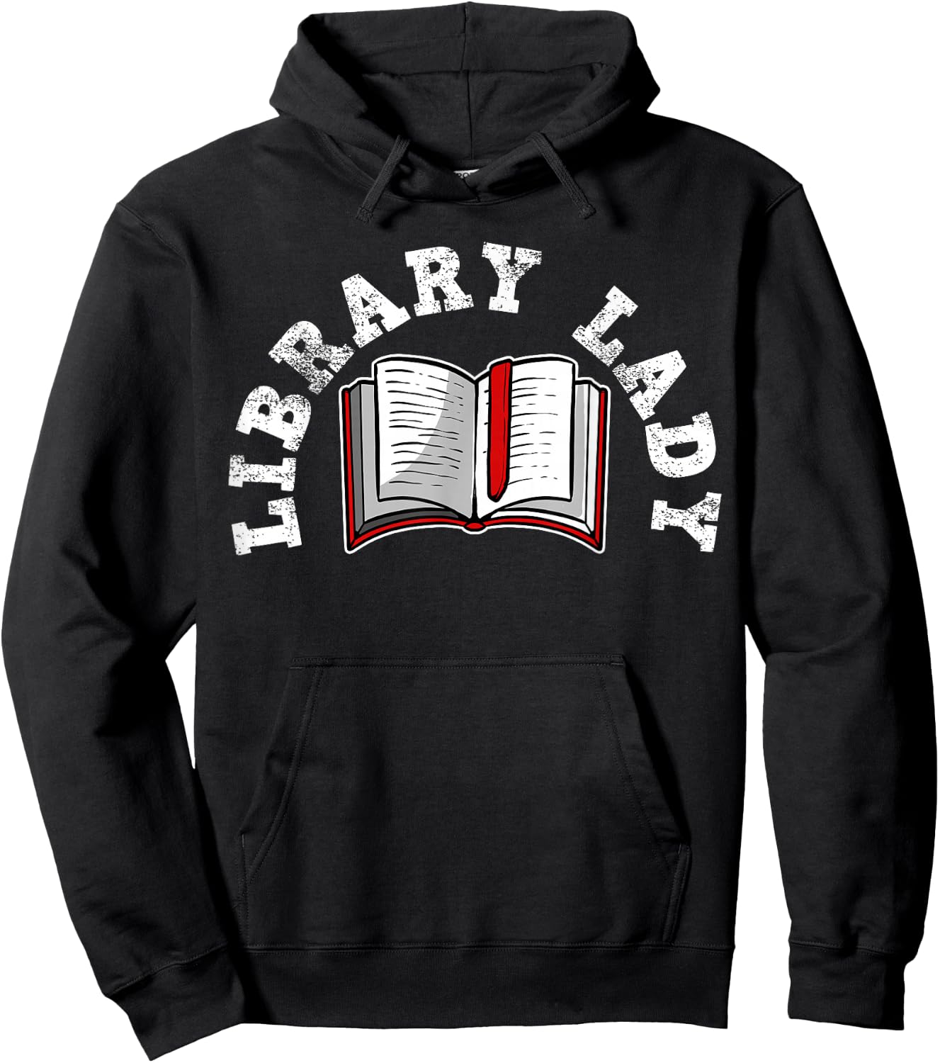 Library Librarian Bookworm Reading Books Hoodie - Hoodie | Black