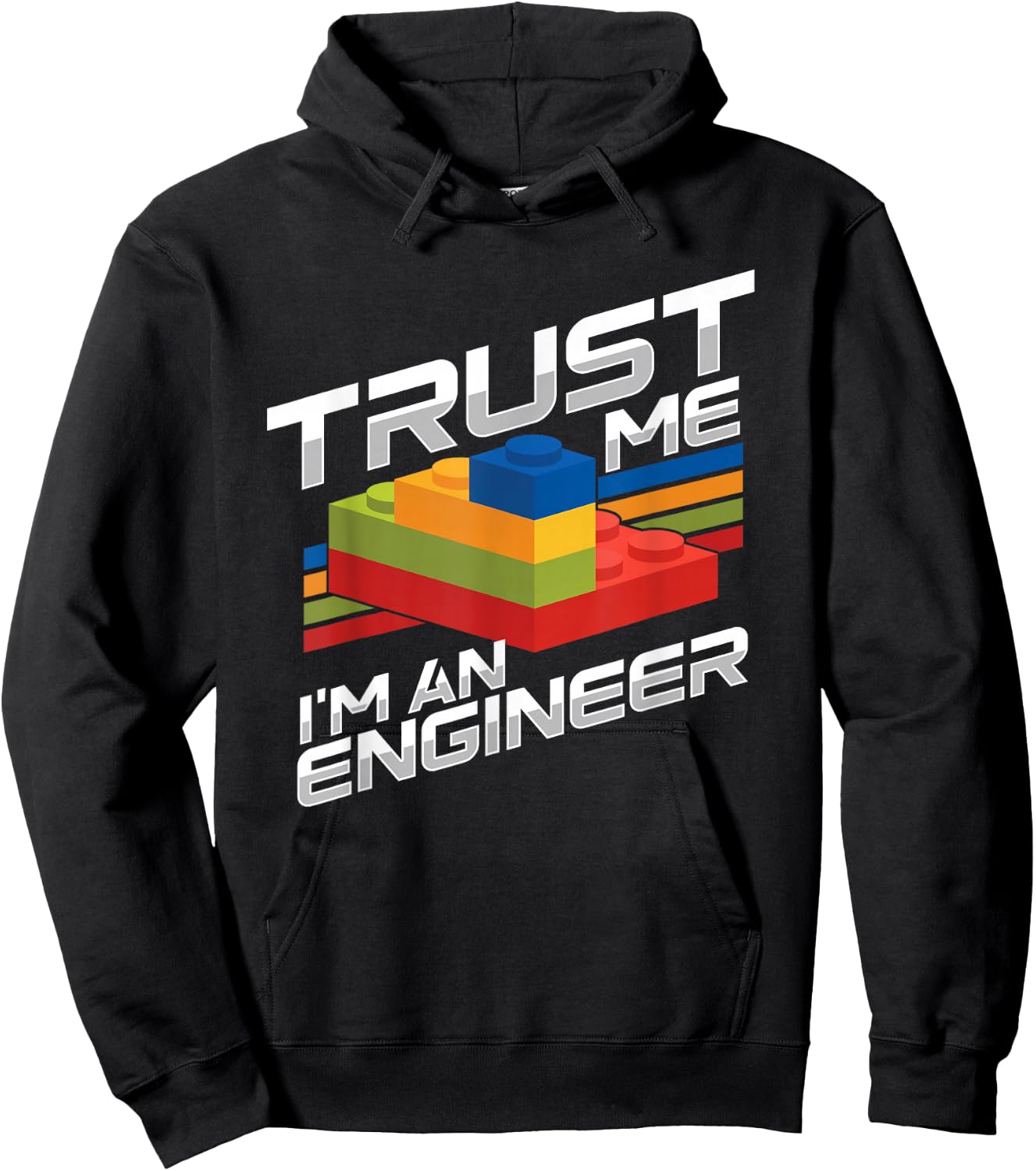 Trust Me I Am An Engineer | Kids Children Master Builder Hoodie - Hoodie | Black
