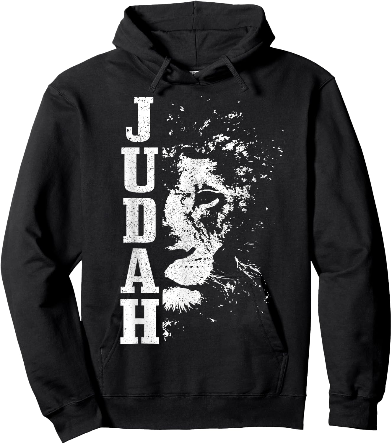 Judah Lion Israelite Vintage Reggae Israel Hebrew Hoodie - Hoodie | Black