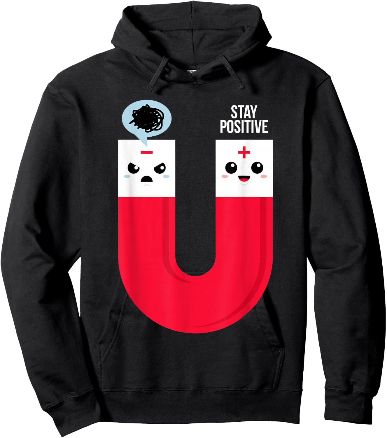 Funny Magnet Science Pun For Geeks Science Teachers Hoodie - Hoodie | Black