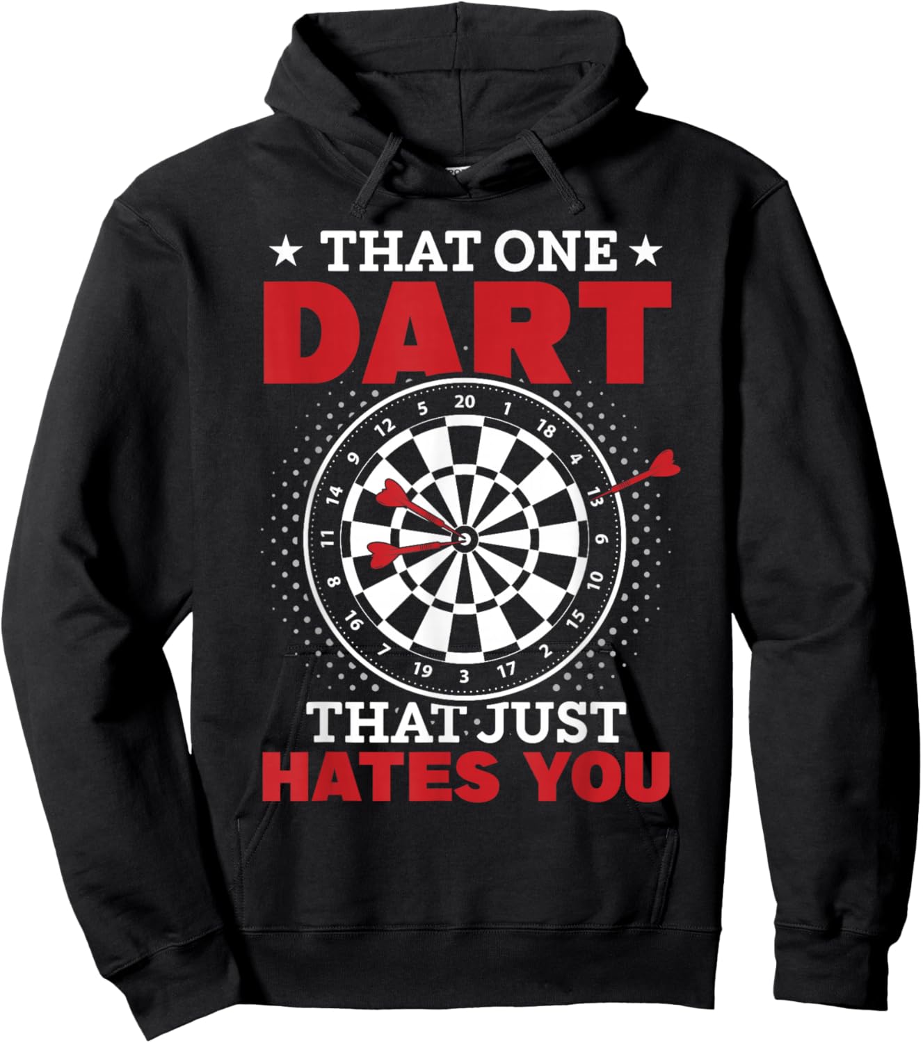 Funny Darts Problems Dartboard fun Hoodie - Hoodie | Black