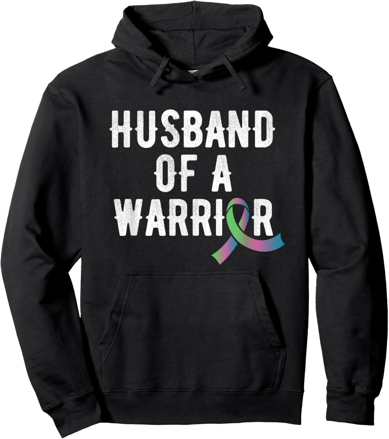 Metastasized Breast Cancer Husband Support Fighter Gesc Hoodie - Hoodie | Black