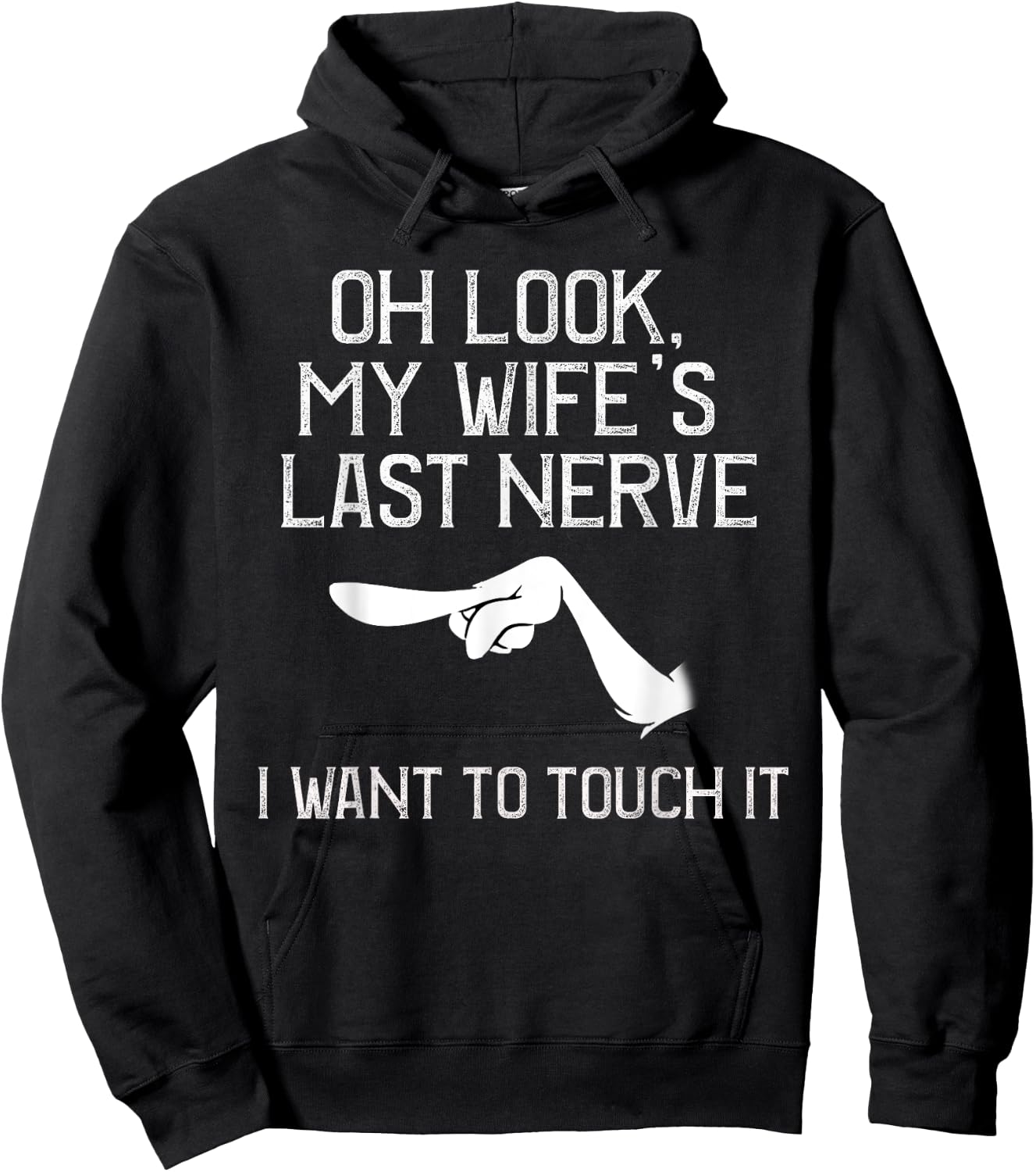 Funny Sarcastic Meme Mans prize Marriage Hoodie - Hoodie | Black