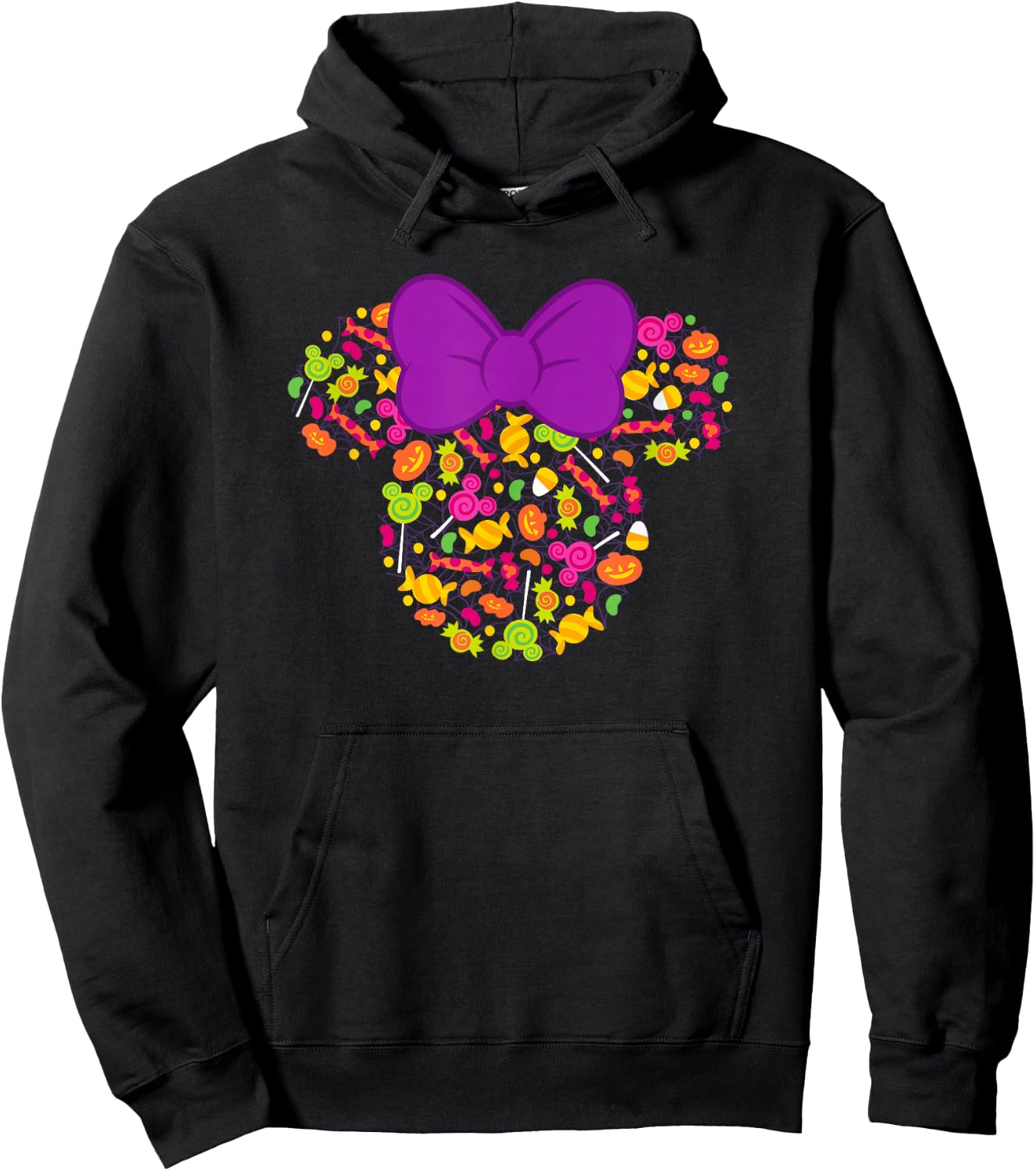 Disney Minnie Mouse Icon Candy Halloween Small Hoodie - Hoodie | Black