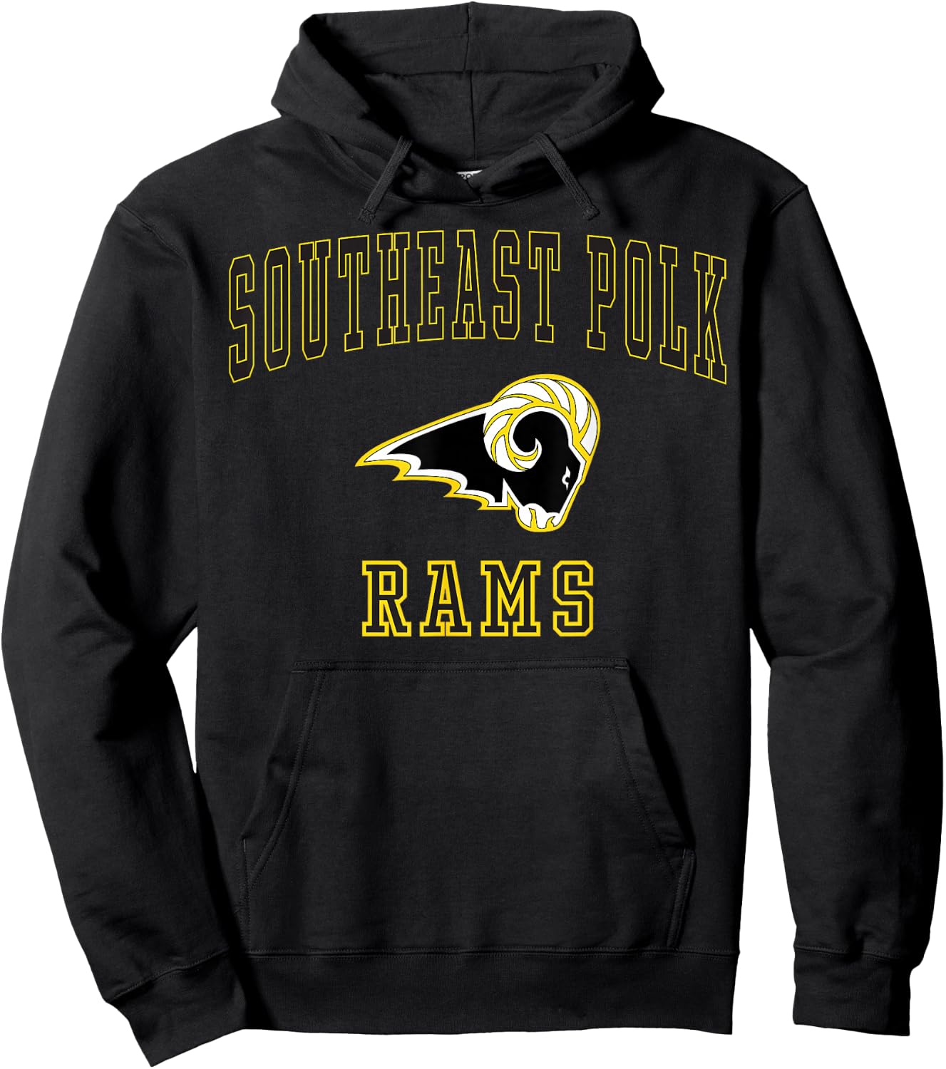 Southeast Polk High School Rams C1 Hoodie - Hoodie | Black
