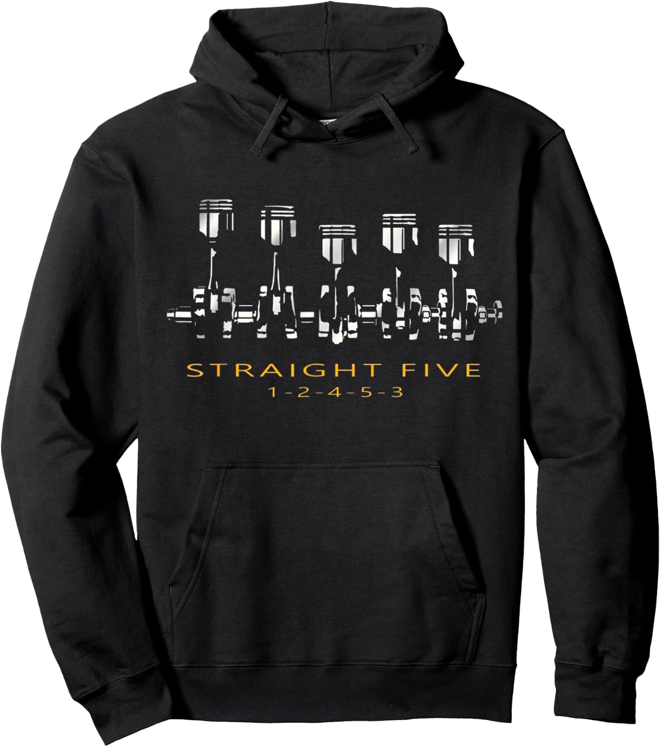 5 Cylinder Engine Lover - Turbo V70R Enthusias Hoodie - Hoodie | Black