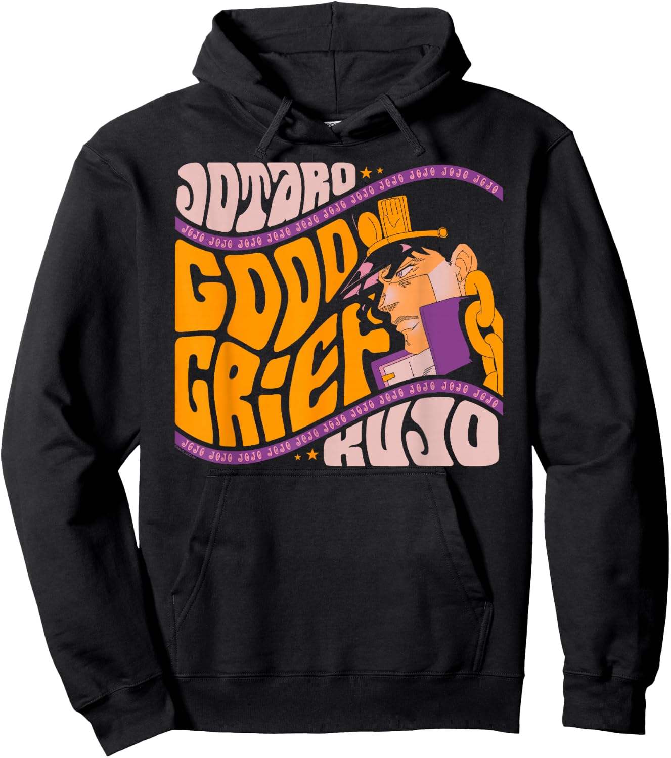 JoJo's Bizarre Adventure Good Grief Jotaro Yare Yare Daze Hoodie - Hoodie | Black