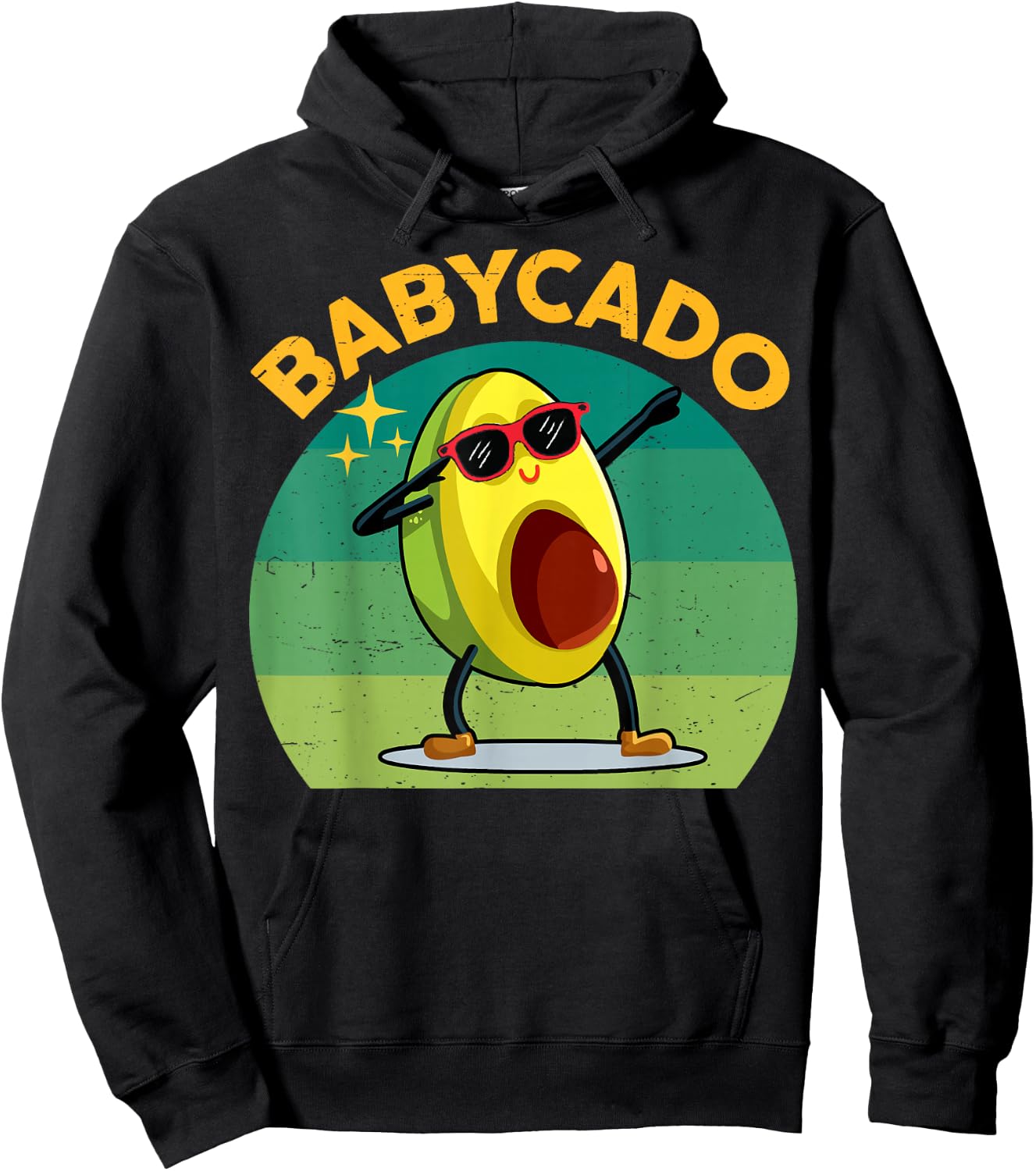 Cute Babycado Dabbing Avocado-Shirt Funny Avocado Kids Boy Hoodie - Hoodie | Black