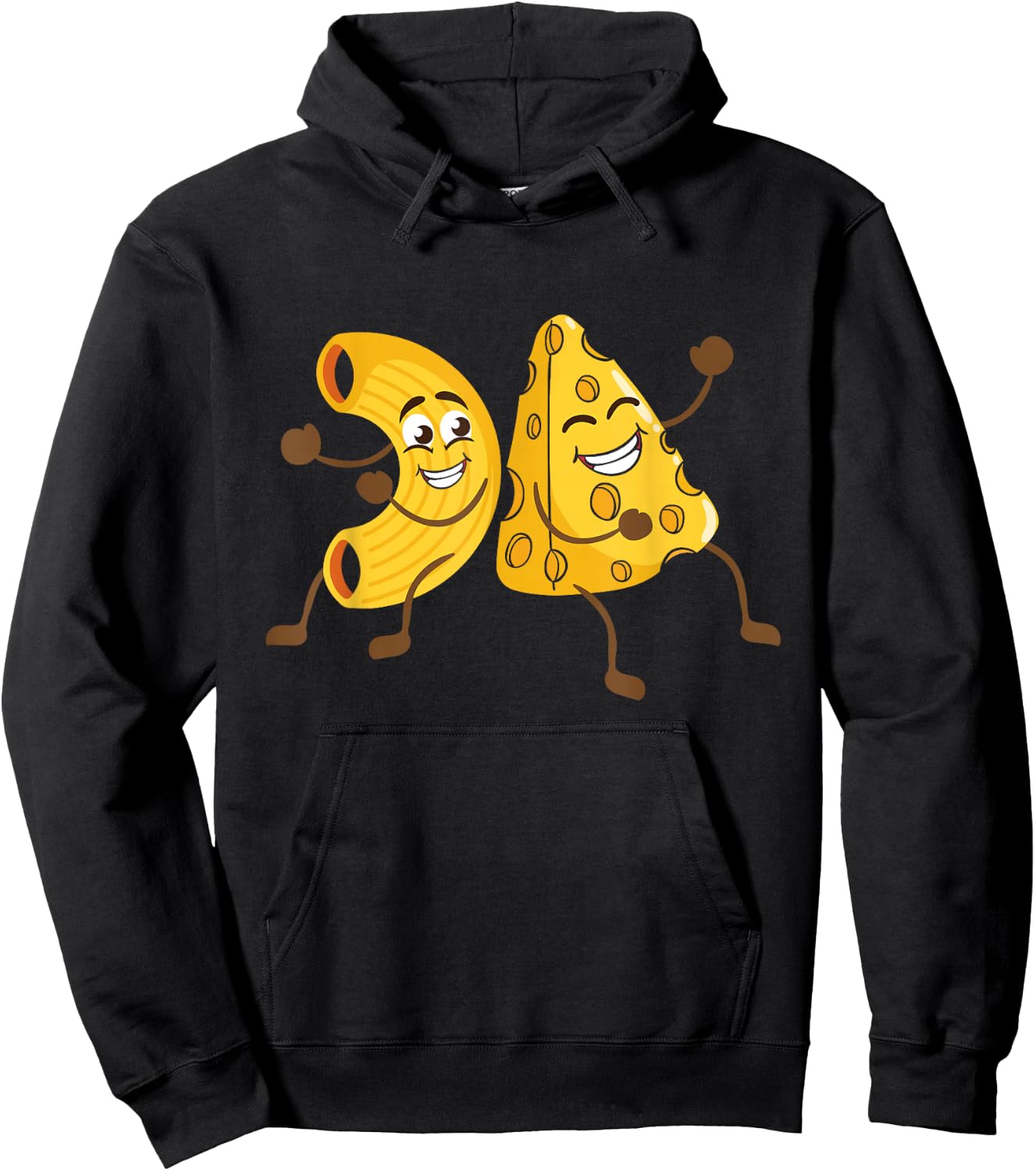 Funny Mac & Cheese - Cheesy Macaroni Restaurant Food Lover Hoodie - Hoodie | Black