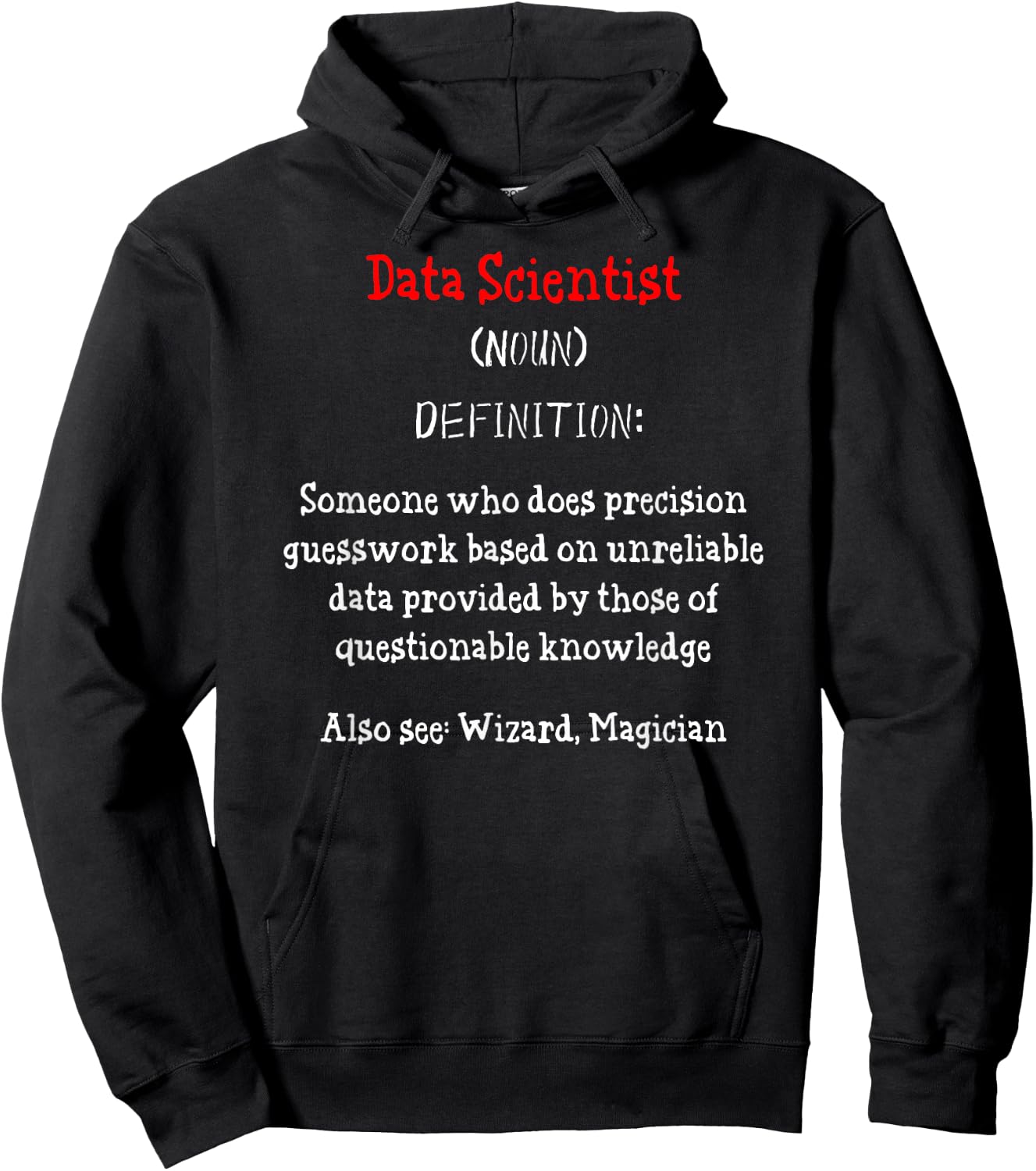 Data Analyst Nerd Data Engineer - Big Data Science Hoodie - Hoodie | Black