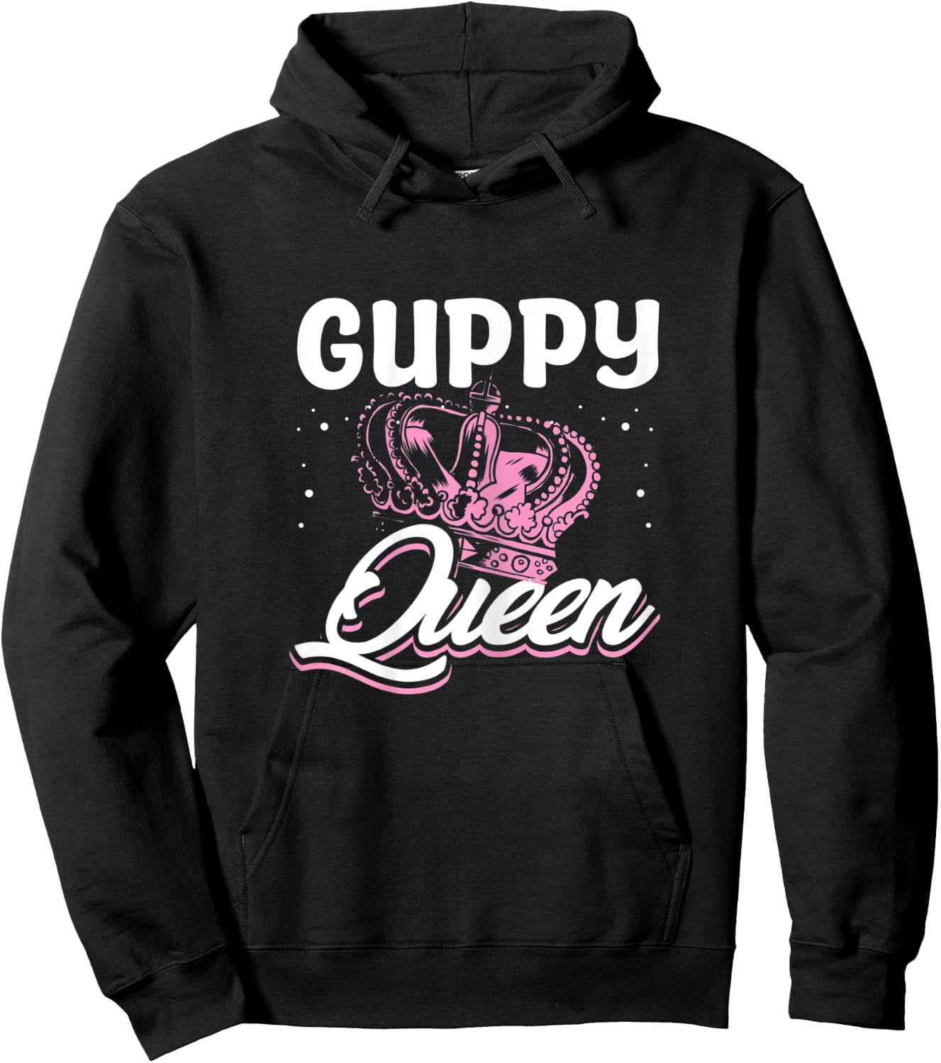 Guppy Queen - Guppy Fish Keeper Aquarist Hoodie - Hoodie | Black